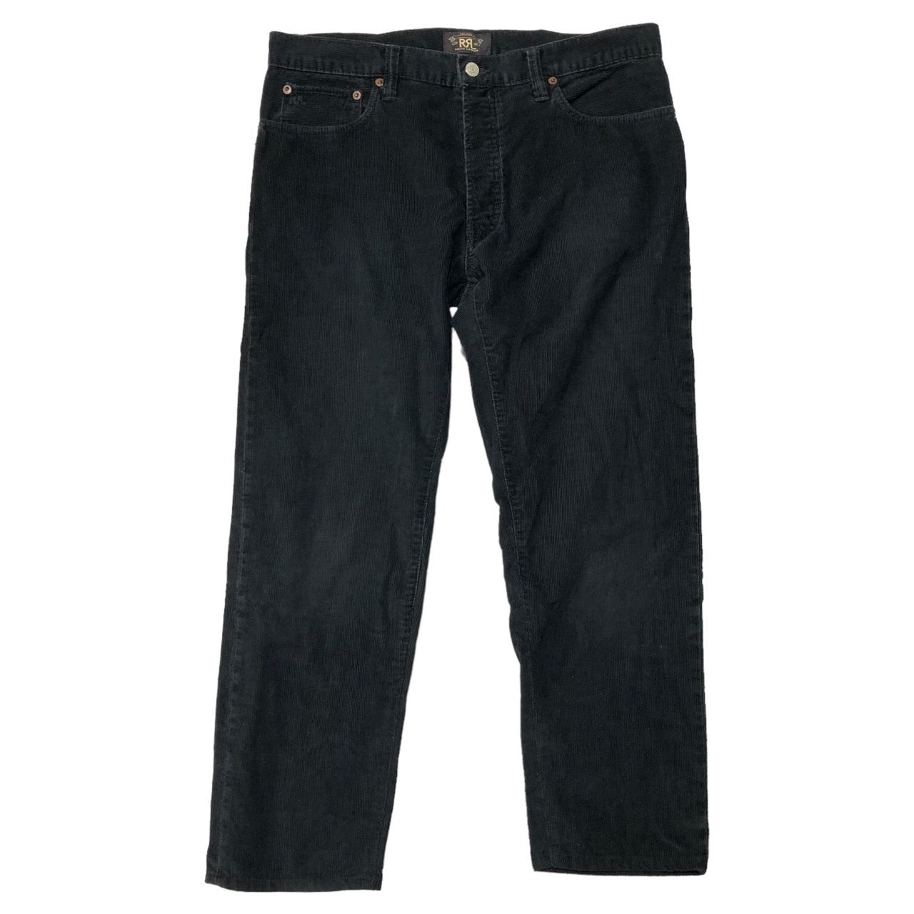 RRL(ダブルアールエル) コーデュロイ トラウザー パンツ 34/32 ブラック USA製