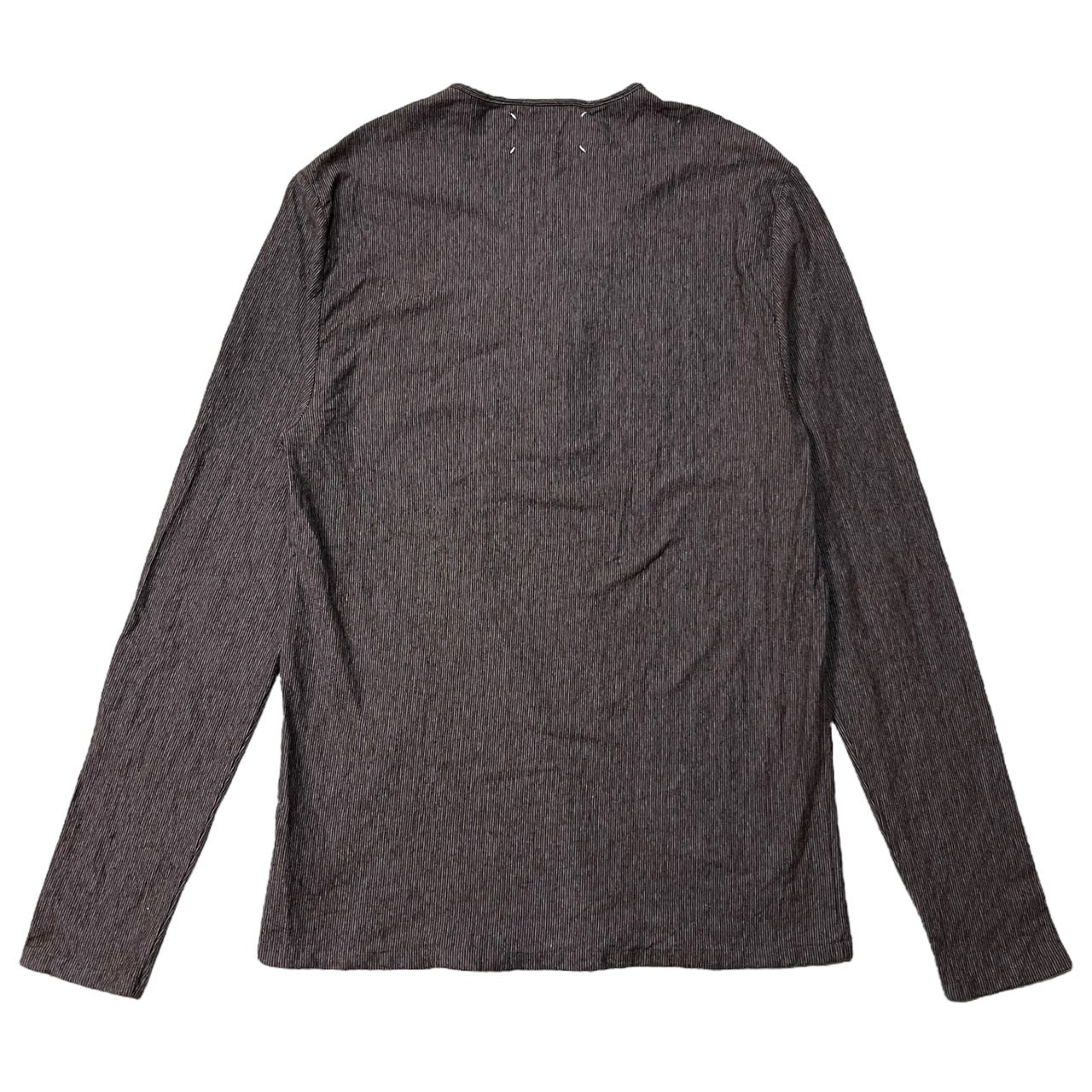 MAISON MARGIELA(メゾンマルジェラ) 13SS henley neck cut and sew ヘンリーネック カットソー 02PR/2013/777 SIZE 48(M) パープル