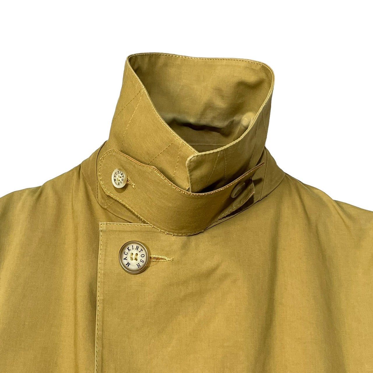 Y's × MACKINTOSH(ワイズ × マッキントッシュ) rubberized soutien collar coat coat ゴム引き ステンカラー コート YM-C91-003 SIZE 1(S) ベージュ トレンチ