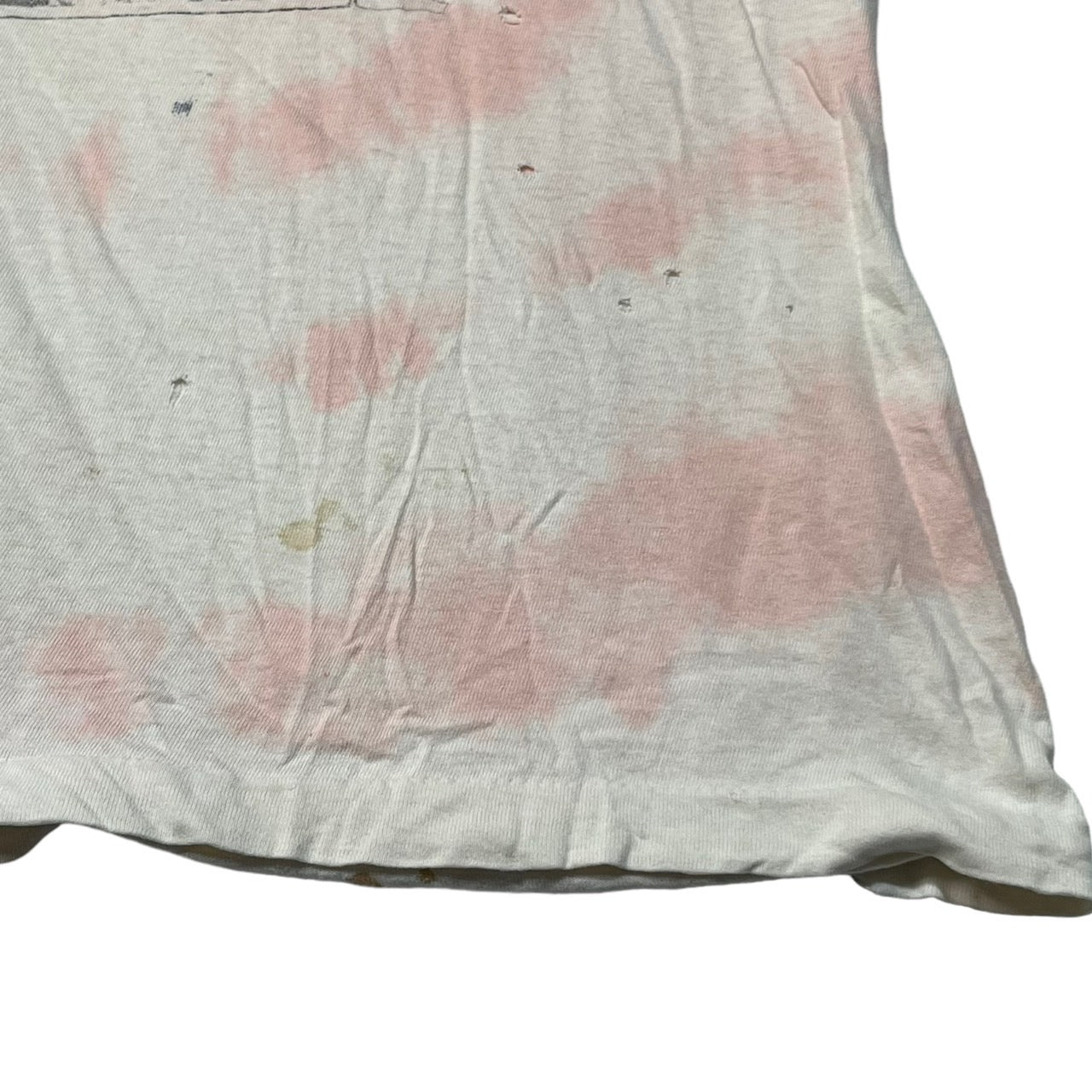 VINTAGE(ヴィンテージ) 90's "BOB DYLAN GRATEFUL DEAD" band Tee/バンドTシャツ 表記なし(Mサイズ程度) ホワイト×ピンク/タイダイ ボブ・ディラン & ザ・グレイトフル・デッド