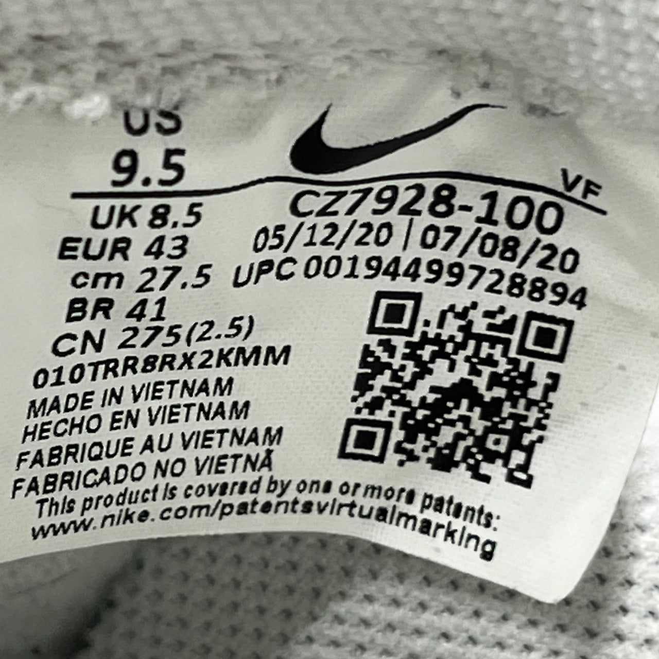 NIKE×KITH(ナイキ×キス) Air Force 1 Low/AF1/エアフォース1ロー/ローカットスニーカー CZ7928-100 27.5cm ホワイト/"White/Rush Blue/White/Brilliant Orange" 限定KITHコラボ NYC