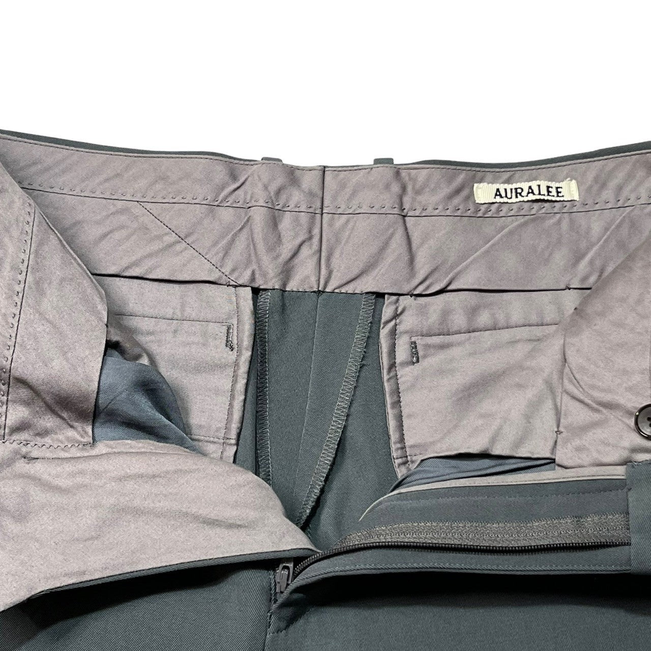 AURALEE(オーラリー) LIGHT WOOL MAX GABARDINE SLACKS ライト ウール マックス ギャバジン スラックス パンツ A22SP02MG SIZE 3(L程度) グレー