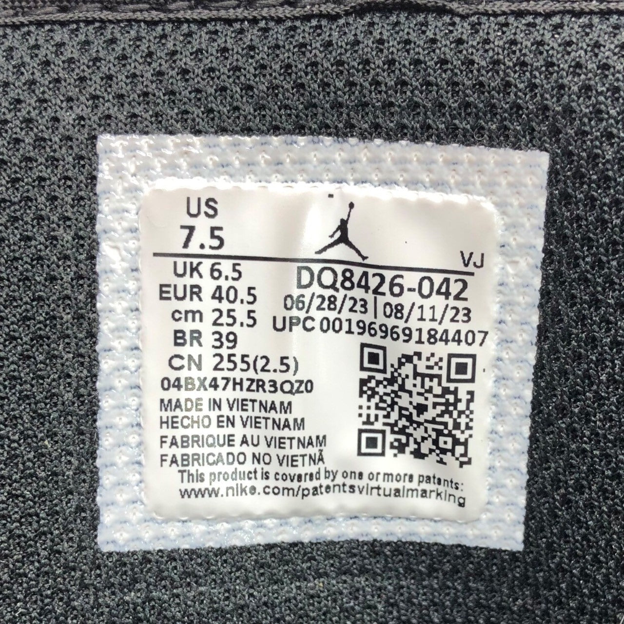 NIKE(ナイキ) Air Jordan 1 Mid "Black/White/Royal Blue" エアジョーダン1 ミッド ハイカット スニーカー DQ8426-042 25.5cm ブルー×ブラック ロイヤル