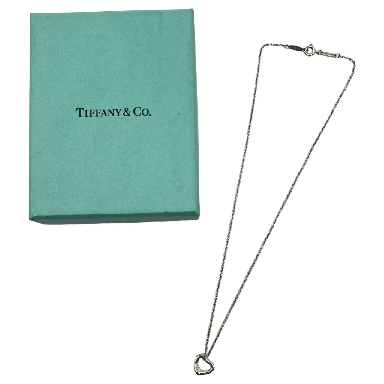 TIFFANY & CO.(ティファニー) エルサ・ペレッティ™ オープン ハート 11mm ネックレス ハート型 シルバー シルバー925