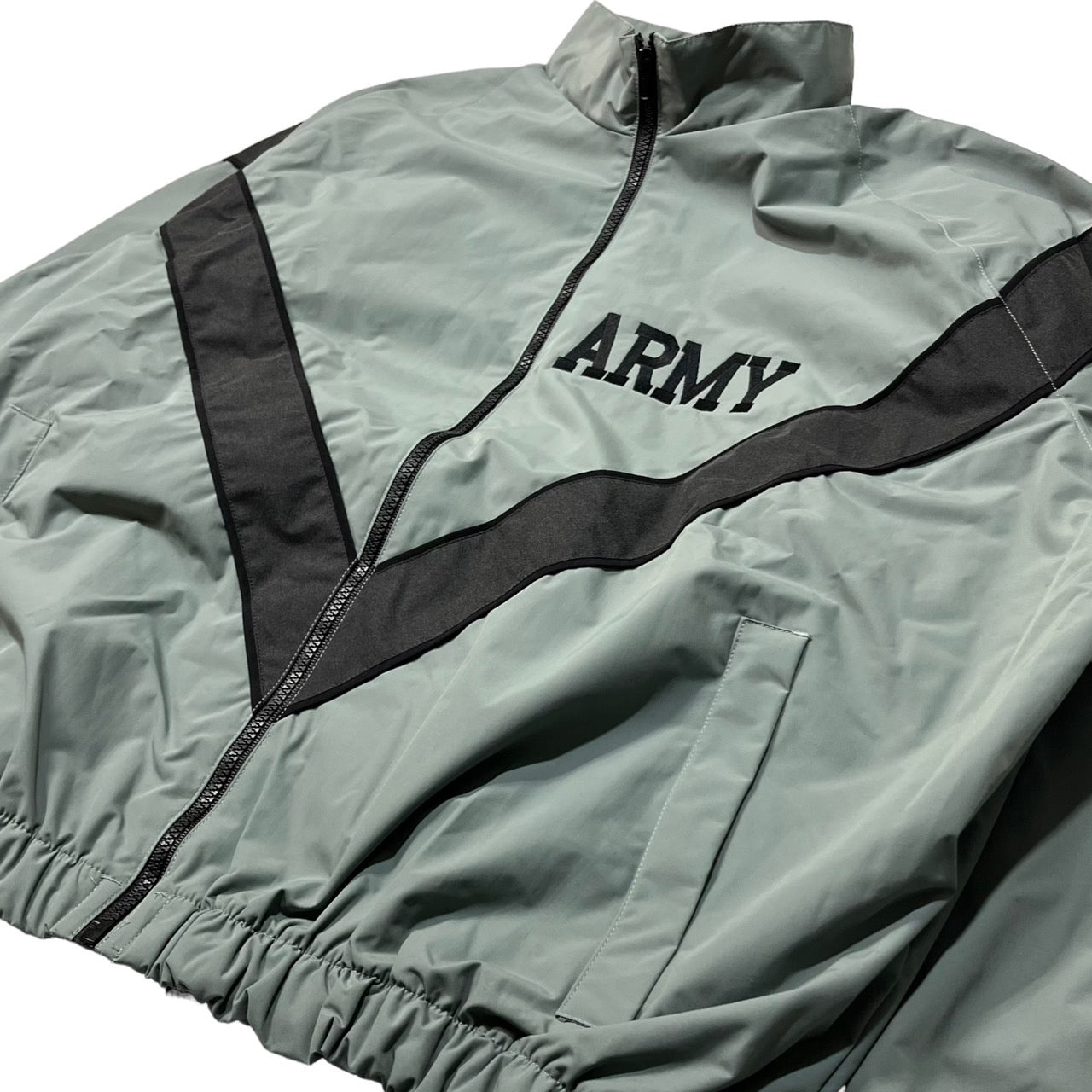US AMRY(アメリカ軍) TRAINING JACKET/トレーニングジャケット/ナイロンジャケット 8415-01-465-4821 XL グレー