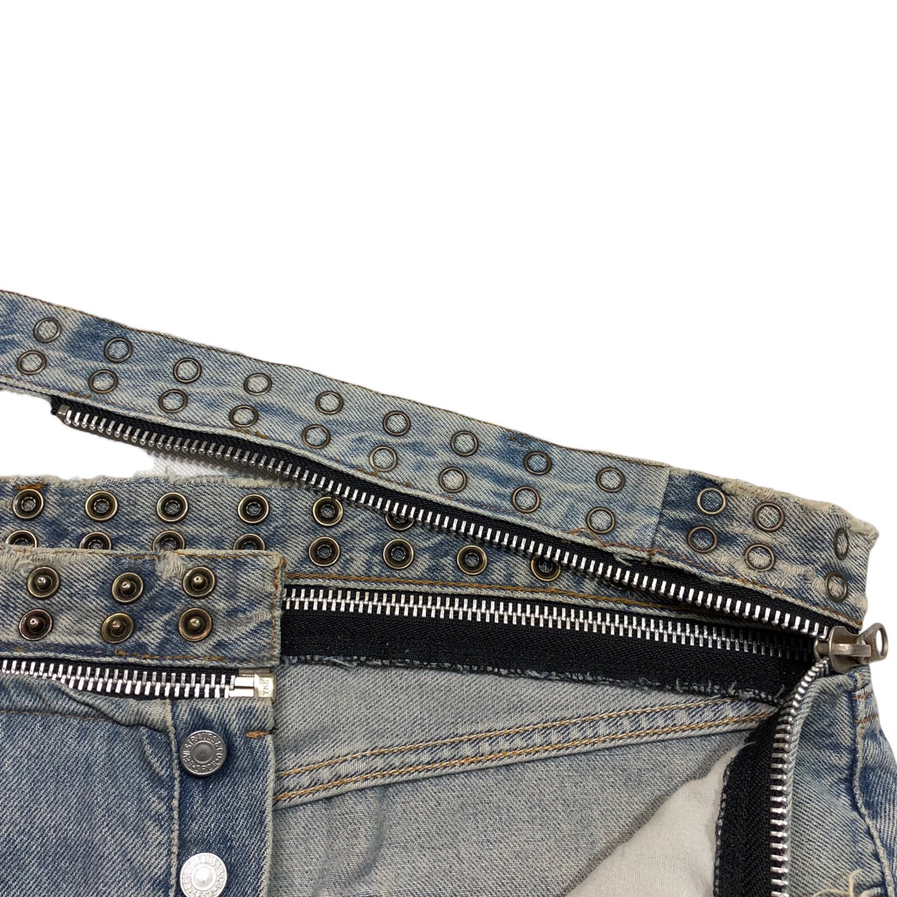 N.HOOLYWOOD×prince kilimanjaro×LEVIS(エヌ ハリウッド×プリンスキリマンジャロ×リーバイス) キリマンジャロ/501リメイクデニムパンツ/再構築 W33/L30 ライトインディゴ 初期/アーカイブ