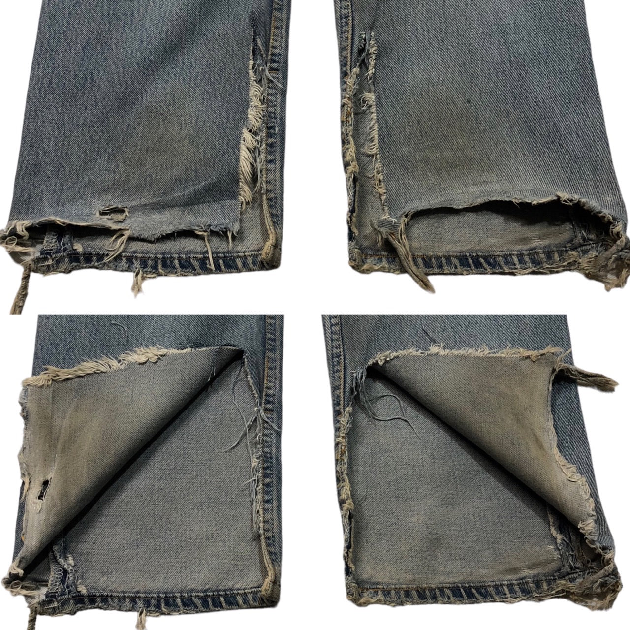 N.HOOLYWOOD×prince kilimanjaro×LEVIS(エヌ ハリウッド×プリンスキリマンジャロ×リーバイス) キリマンジャロ/501リメイクデニムパンツ/再構築 W33/L30 ライトインディゴ 初期/アーカイブ