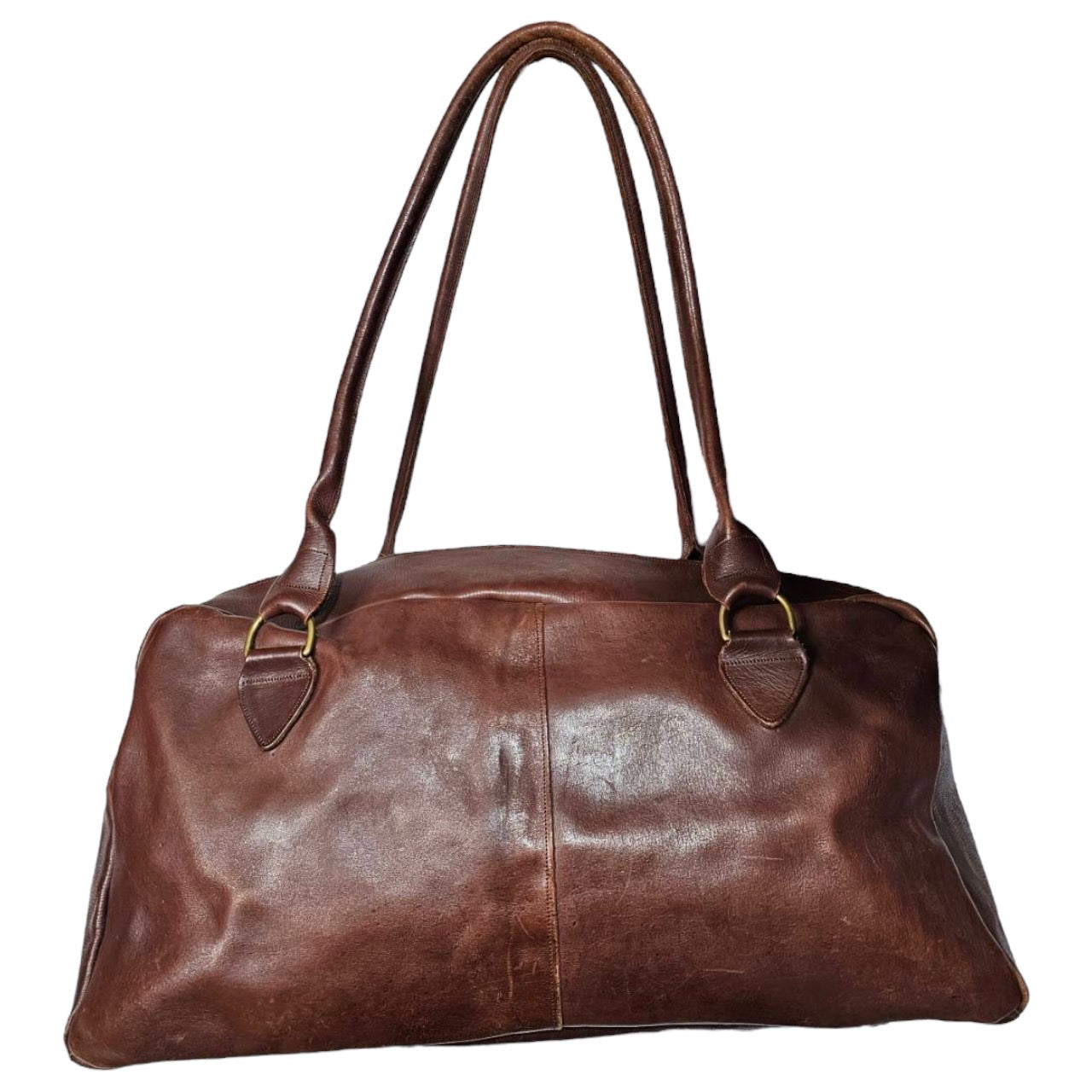 Paul Harnden(ポールハーデン) eather boston bag/レザーボストンバッグ/肩掛け/ ブラウン アルチザンブランド