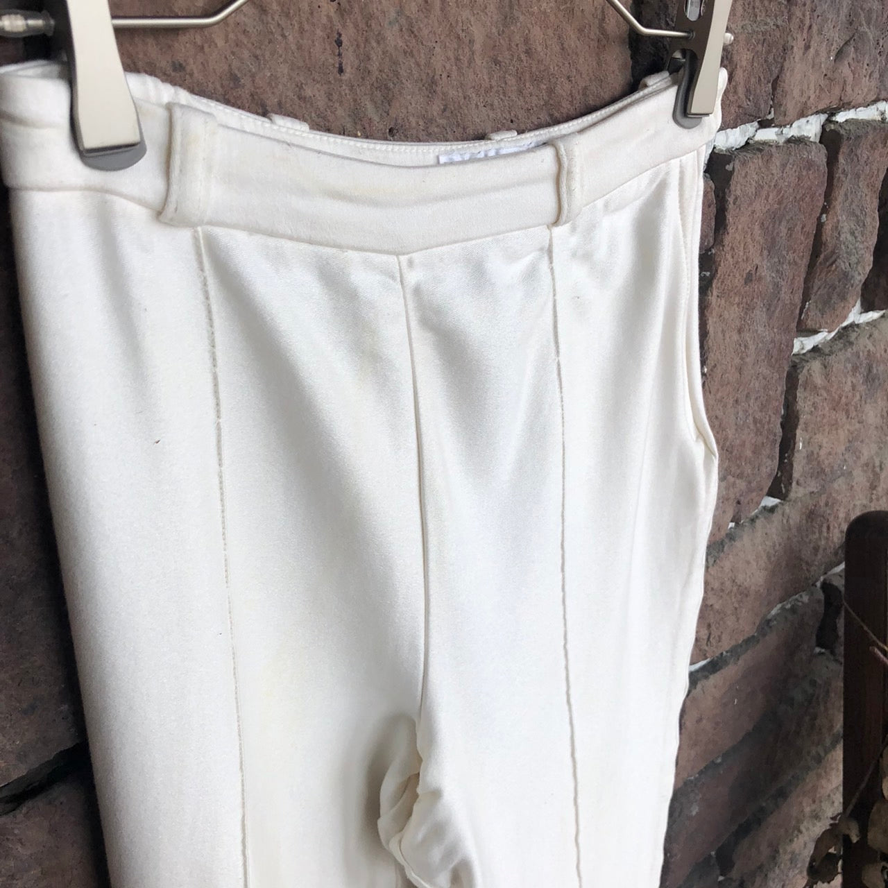 Euro Vintage(ヨーロッパヴィンテージ) Tabi_コットンジャージーパンツ 40(Mサイズ程度) ホワイト