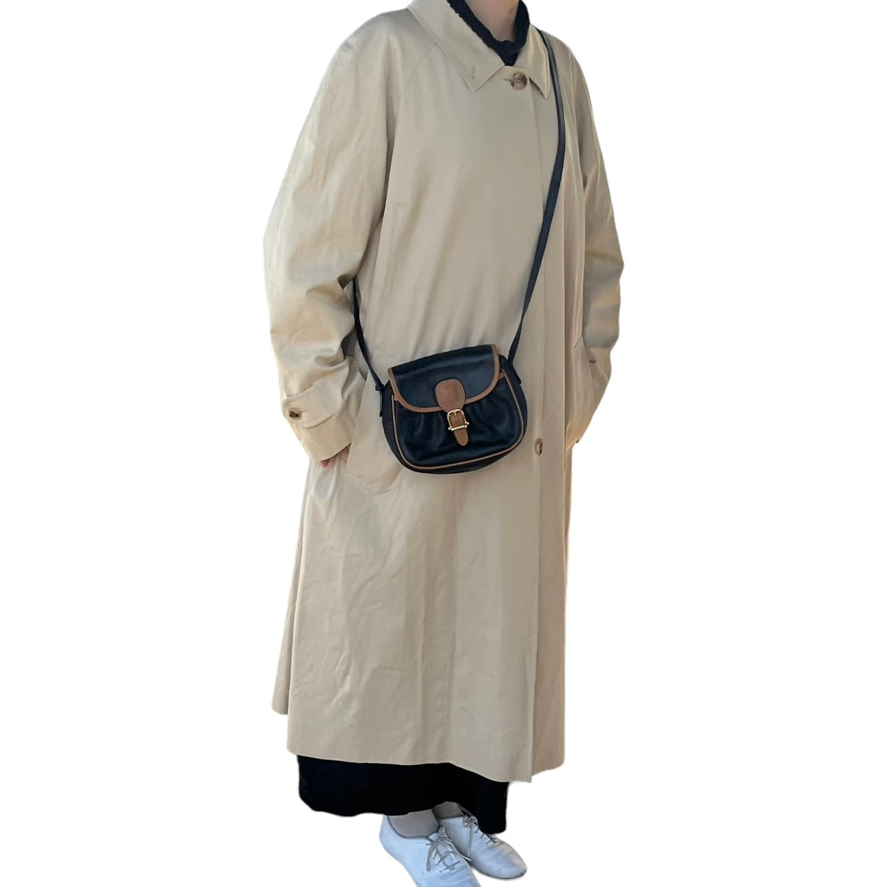 CELINE(セリーヌ) triomphe mini leather shoulder bag/トリオンフミニレザーショルダーバッグ M07 OLD CELINE/ヴィンテージ