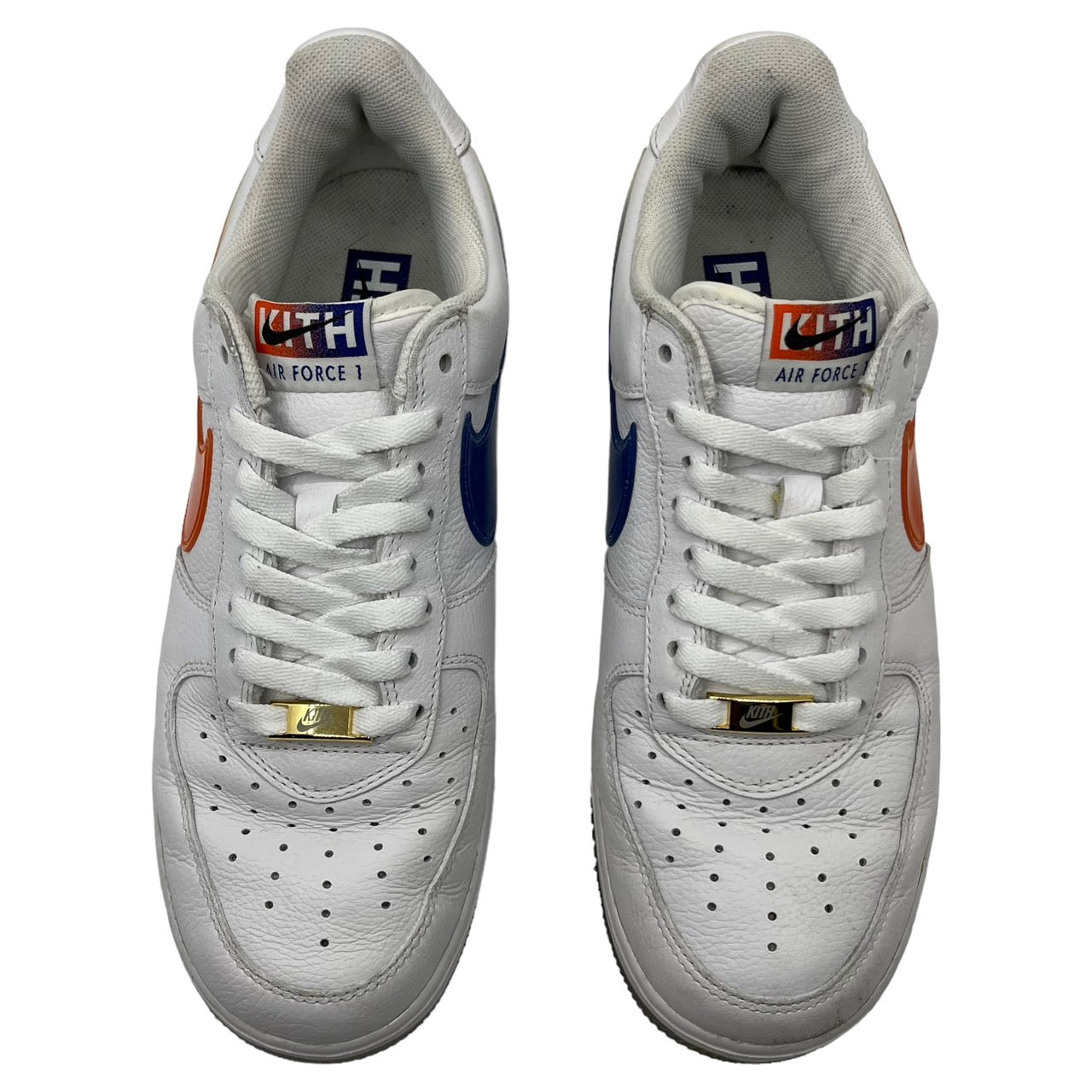 NIKE×KITH(ナイキ×キス) Air Force 1 Low/AF1/エアフォース1ロー/ローカットスニーカー CZ7928-100 27.5cm ホワイト/"White/Rush Blue/White/Brilliant Orange" 限定KITHコラボ NYC