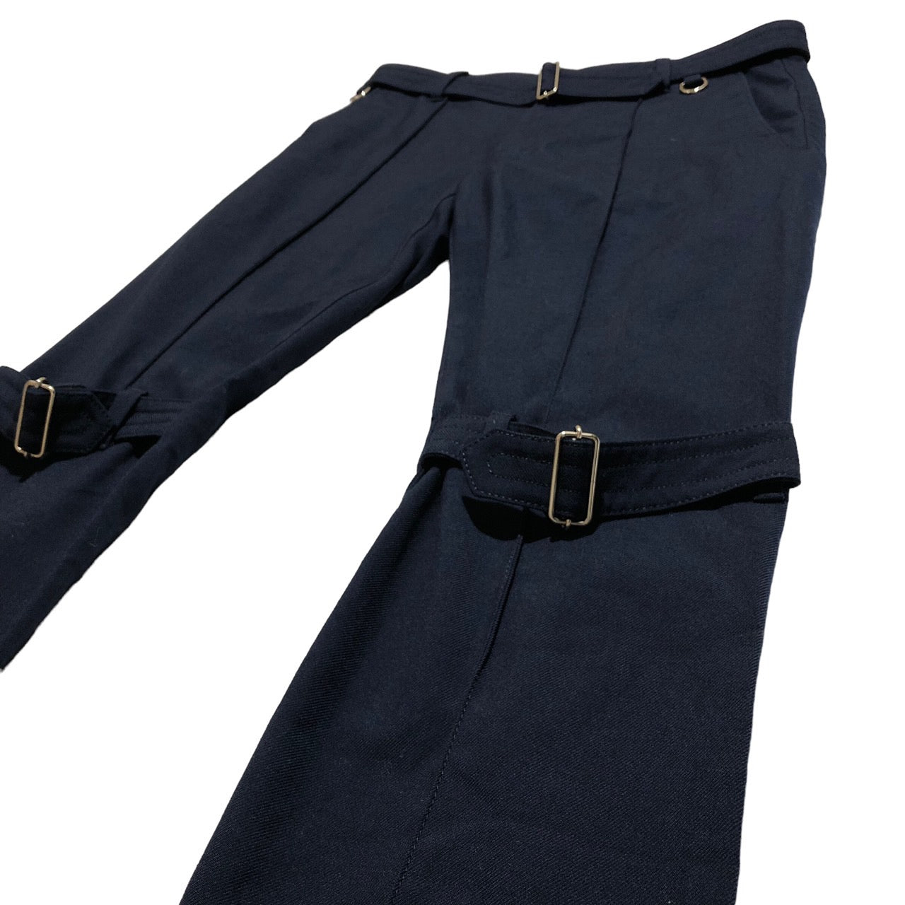 ZUBON(ズボン) ウールボンテージパンツ 1(S程度) ネイビー 2015年スタートブランド アーバンリサーチ等取り扱い