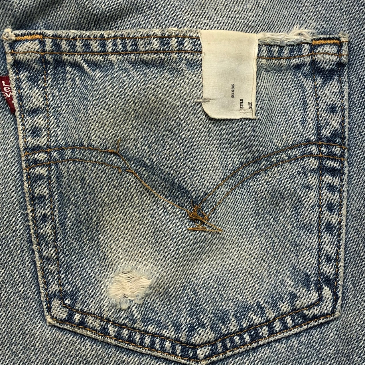 N.HOOLYWOOD×prince kilimanjaro×LEVIS(エヌ ハリウッド×プリンスキリマンジャロ×リーバイス) キリマンジャロ/501リメイクデニムパンツ/再構築 W33/L30 ライトインディゴ 初期/アーカイブ