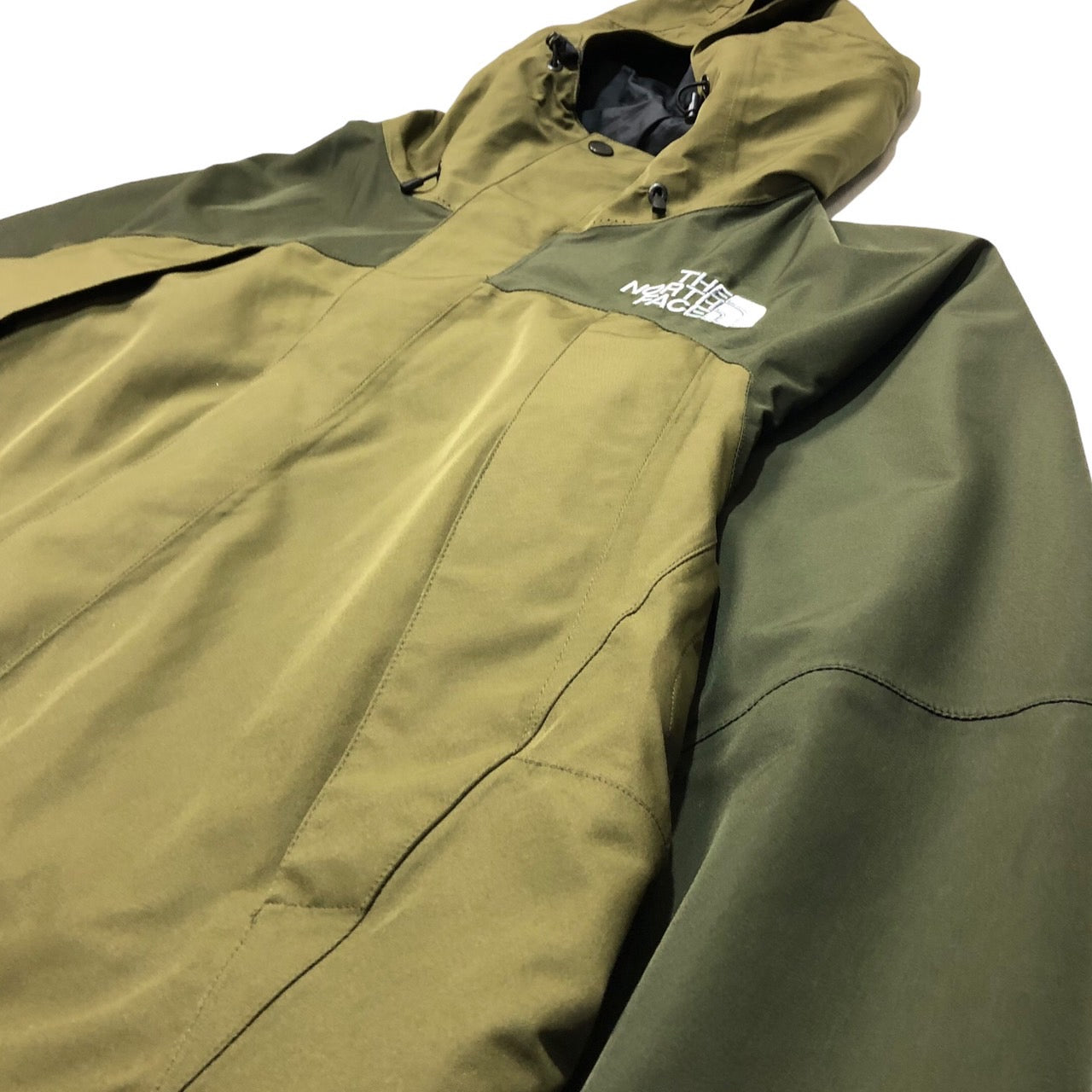 THE NORTH FACE(ザノースフェイス) GORE-TEX PRO SHELL MOUNTAIN JACKET マウンテンジャケット マウンテンパーカー NP15105 L オリーブ×カーキ ゴアテックス