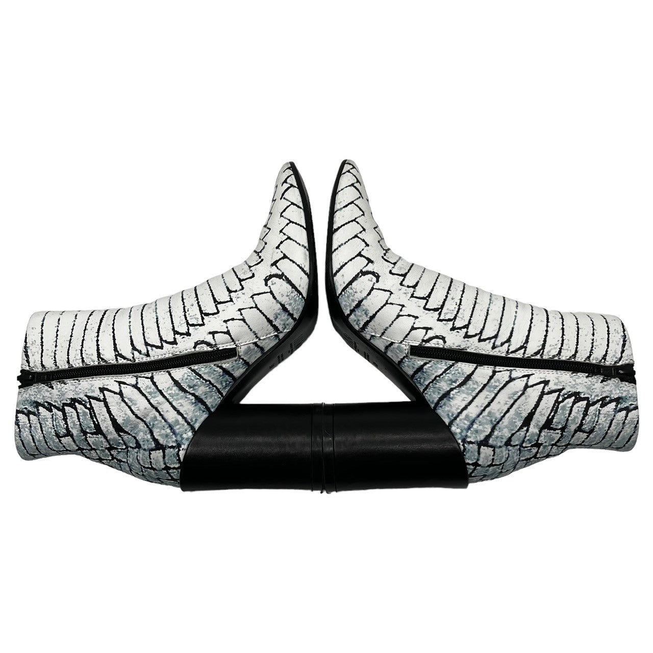 MM6 Maison Margiela(エムエムシックス) 90㎜ ankle boots アンクル ブーツ S59WU186 SIZE 38(24.0~24.5程度) ホワイト 箱付