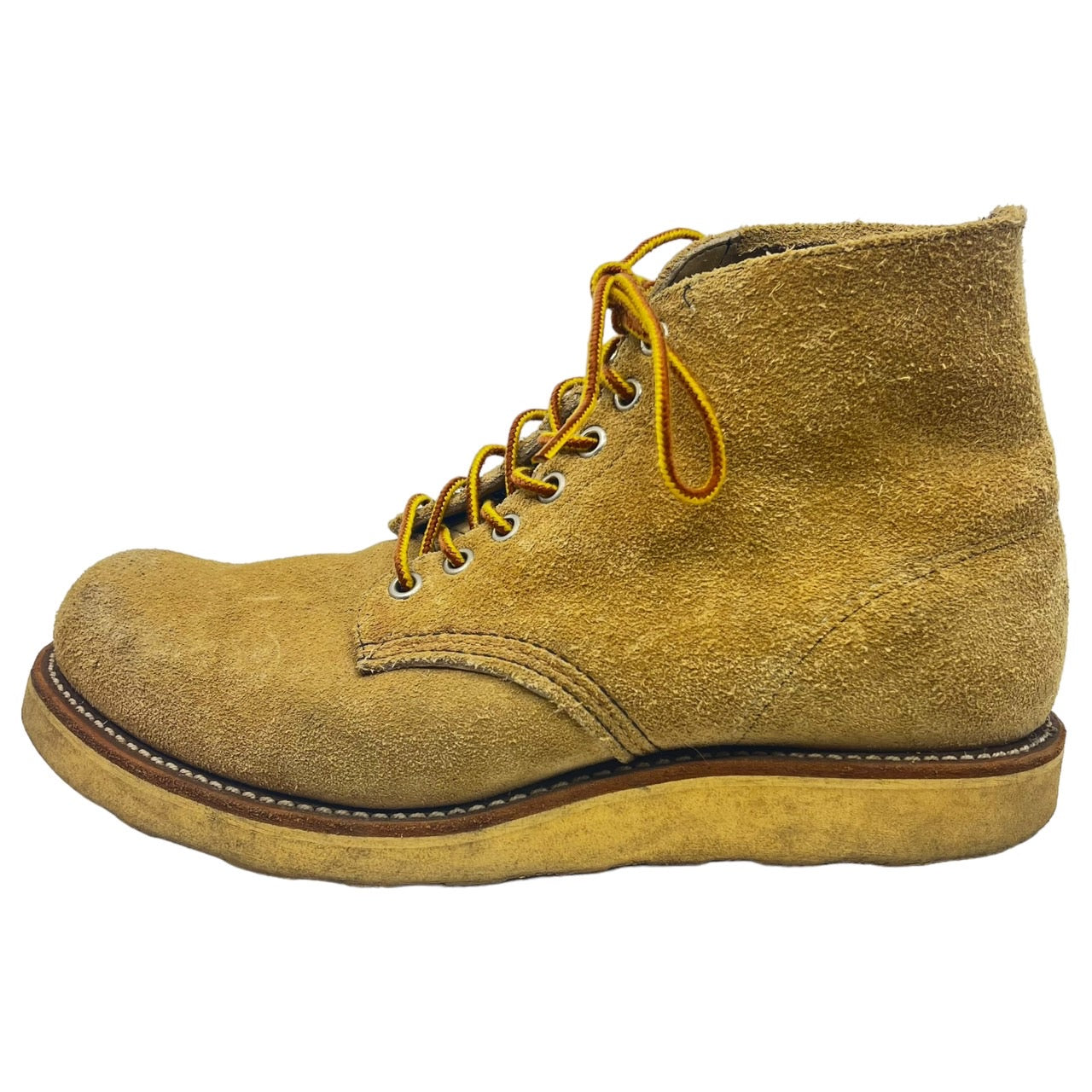 REDWING(レッドウィング) 90's 6" CLASSIC ROUND/6インチ クラシックラウンド/スウェードワークブーツ 08167 9(27cm程度) ベージュ 90年代/犬タグ