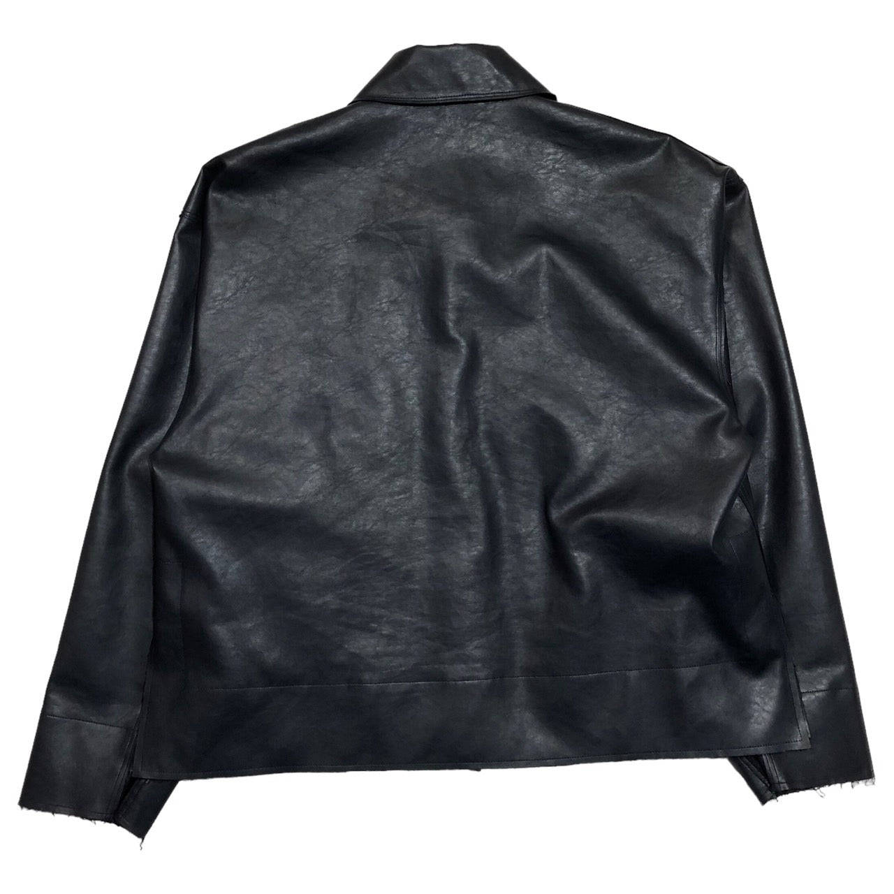 YOKE(ヨーク) 19SS FAUX LEATHER JACKET/レザージャケット/スイングトップ YK19SS0039B-JS S ダークネイビー so john 別注/限定モデル