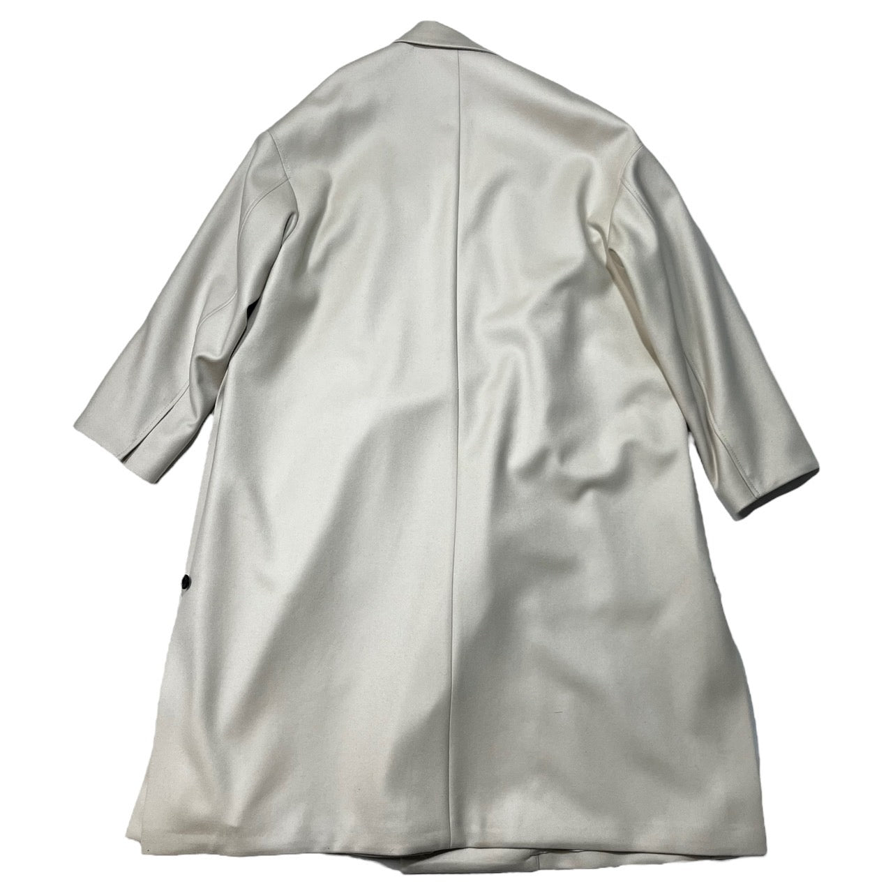 THE RERACS(ザリラクス) 22AW LOOSE CHESTER COAT ルーズ チェスター コート ロング ウール 22FW-RECT-332-J SIZE 46(M程度) ベージュ