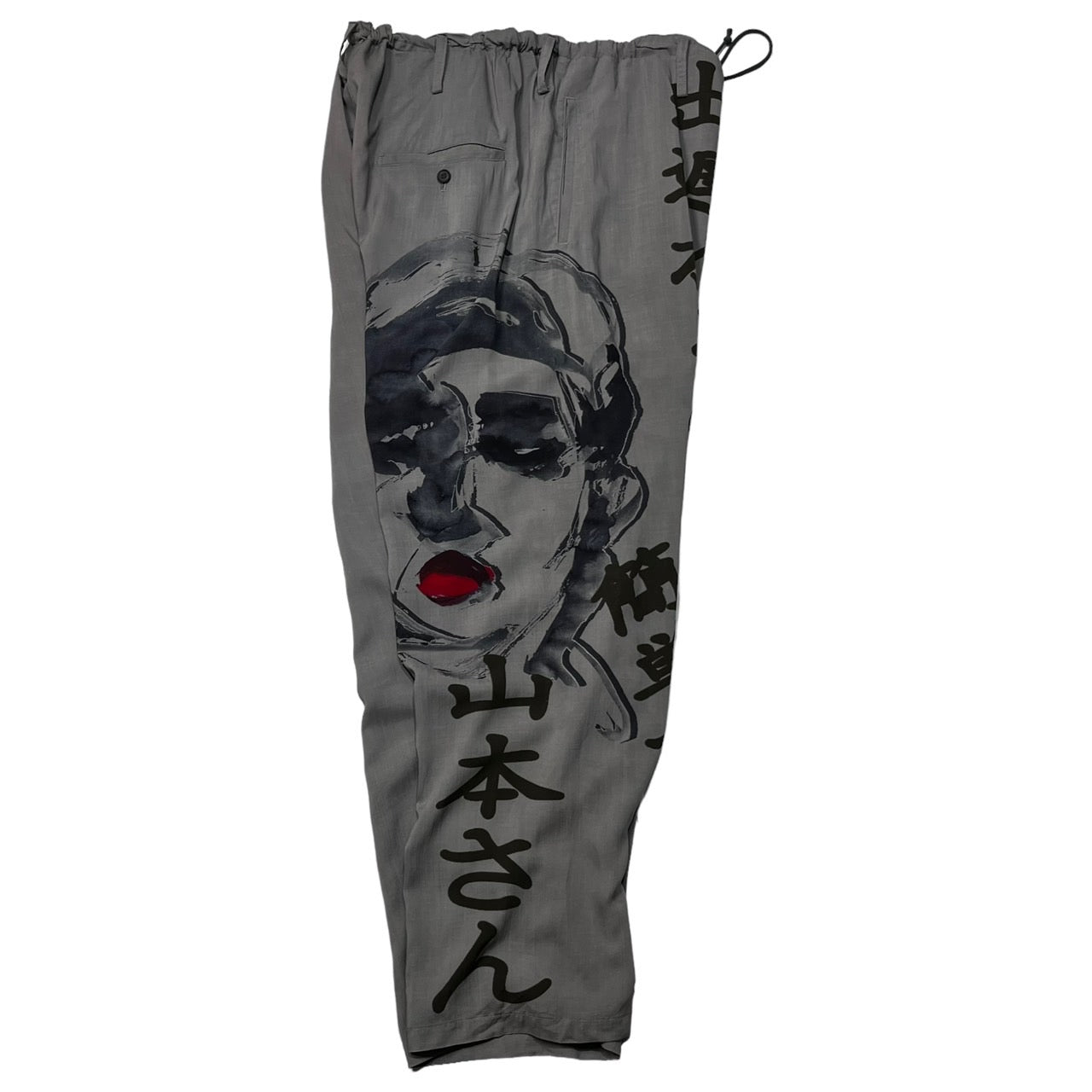 BLACK Scandal Yohji Yamamoto(ブラックスキャンダルヨウジヤマモト) 19AW 出遅れるのは簡単です/山本さん/wide rayon slacks/ワイドレーヨンスラックス NC-P18-209 SIZE 2(M) グレー