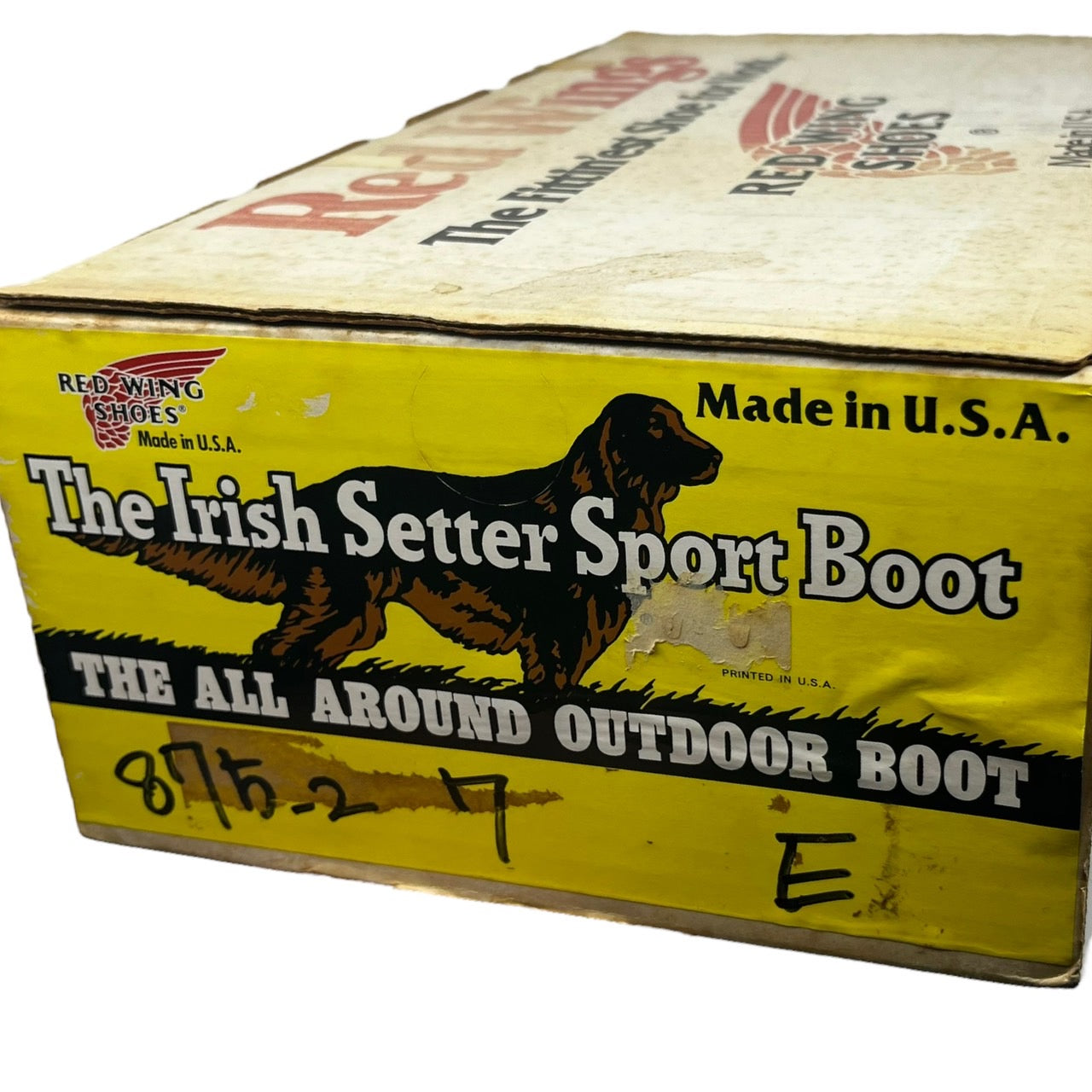REDWING(レッドウィング) 90'S IRISH SETTER 6" MOC/アイリッシュセッター 6インチモック/ワークブーツ 875 7(25cm) ブラウン 半円犬タグ/ヴィンテージ/90年代