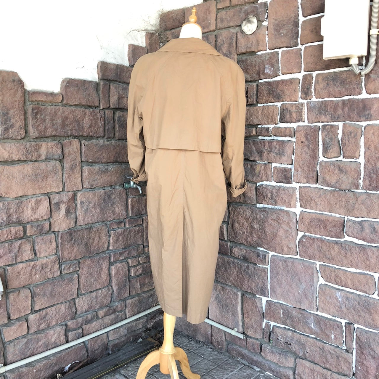 Euro Vintage(ヨーロッパヴィンテージ) Today_コットントレンチコート 40(Lサイズ程度) ブラウン