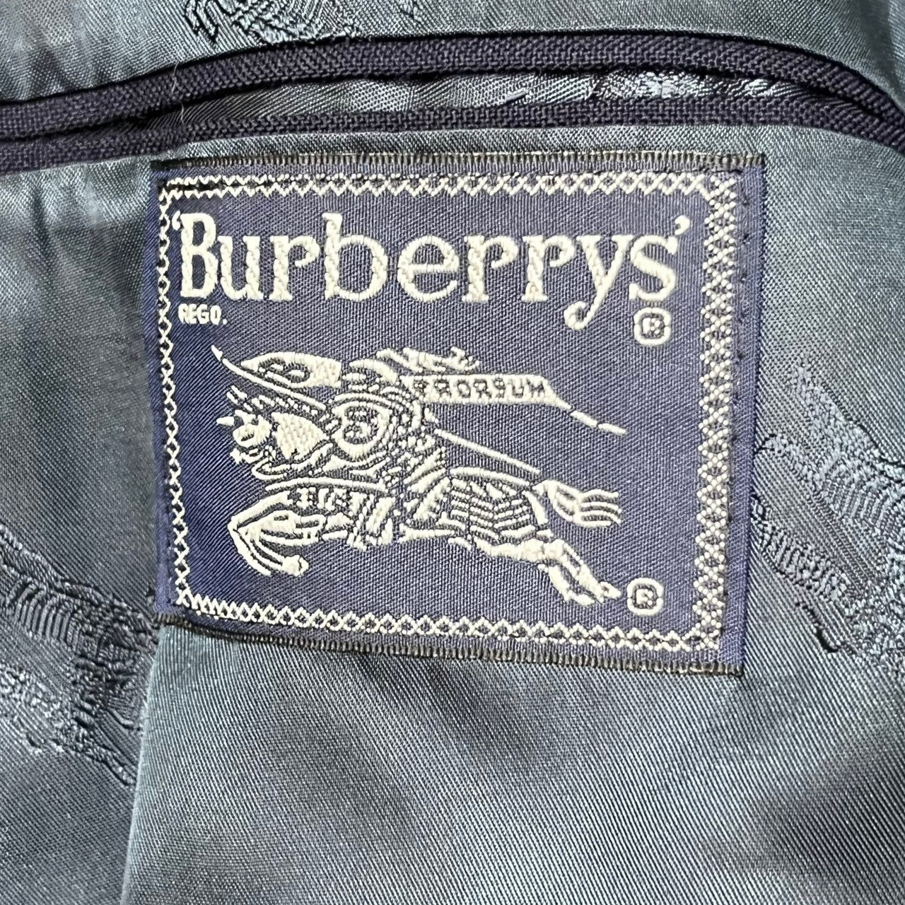 Burberrys(バーバリーズ) 90's gold button navy blazer 金ボタン 紺 ブレザー 紺ブレ ダブル ジャケット テーラード 表記無し(XL程度) ネイビー DAVISON'S USA製