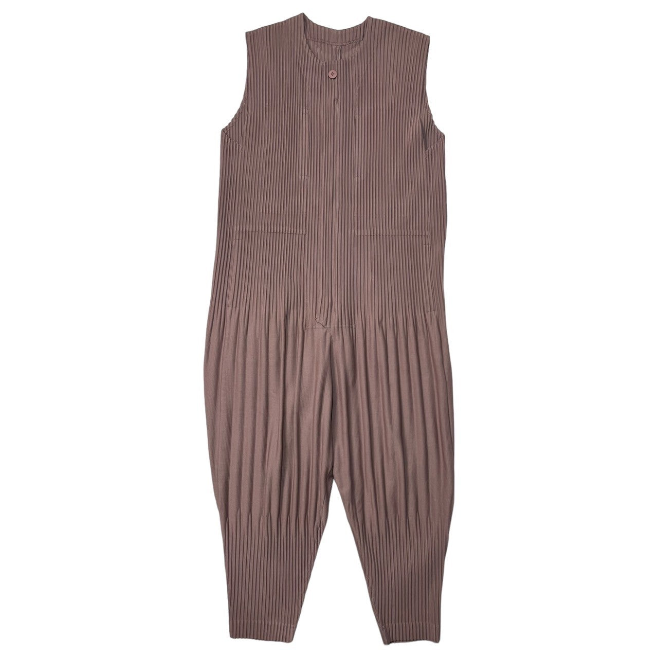 HOMME PLISSE ISSEY MIYAKE(オムプリッセイッセイミヤケ) pleated all in one プリーツ オールインワン つなぎ ジャンプスーツ オーバーオール HP91JI139 SIZE 1(S) ピンク