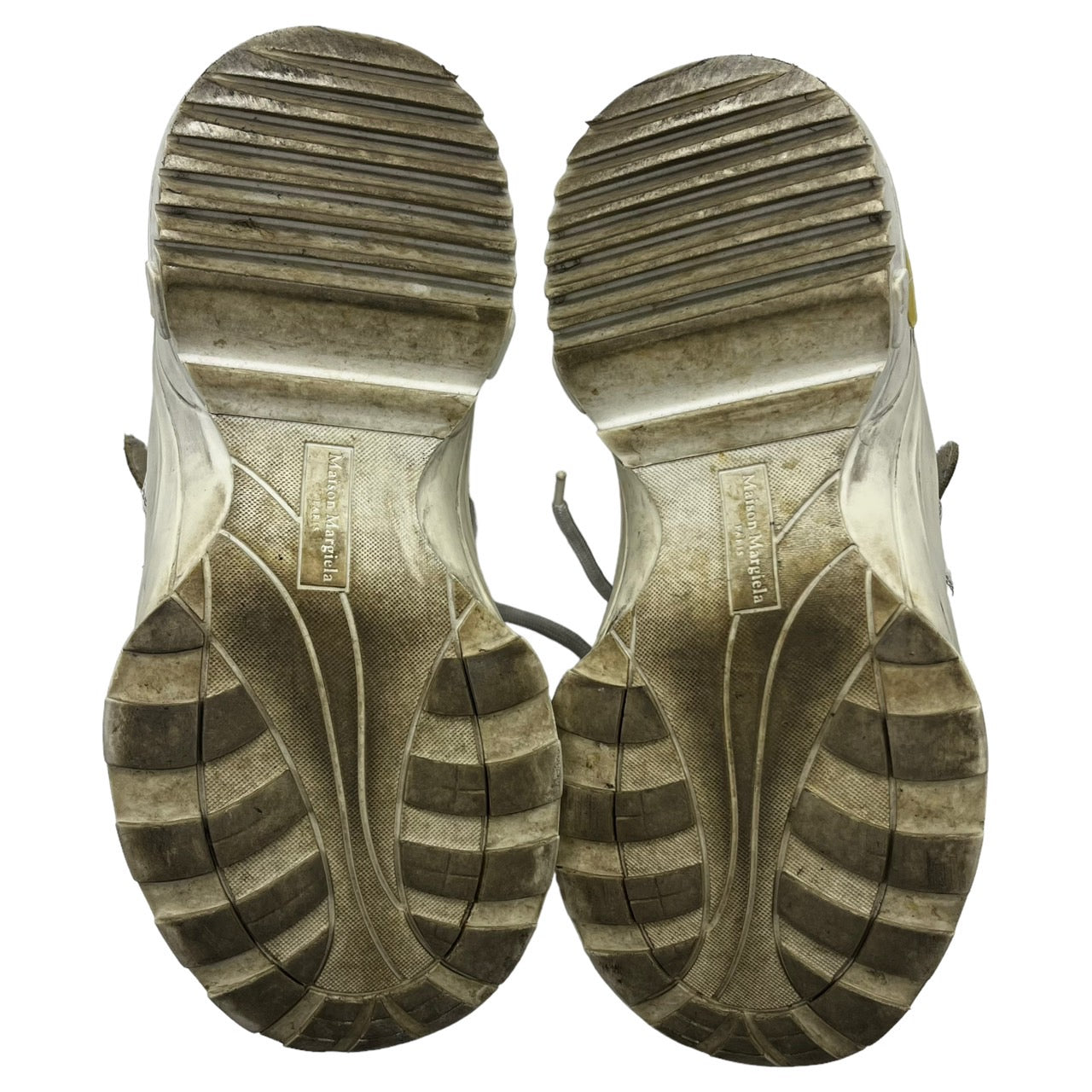 MAISON MARGIELA(メゾンマルジェラ) 18AW low top retro fit sneakers S39WS0037 SIZE 40(25.5~26.0程度) ホワイト ヴィンテージ加工