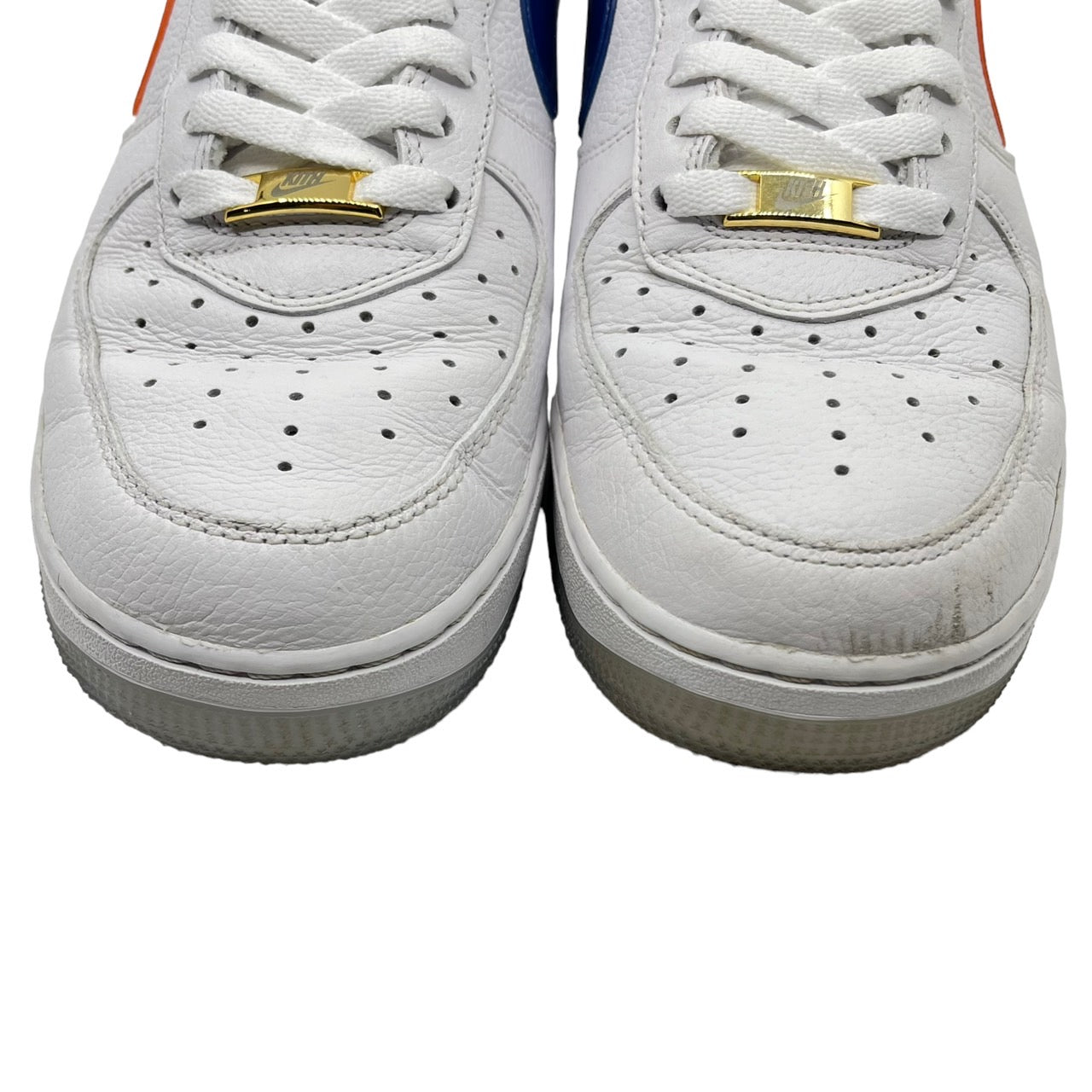 NIKE×KITH(ナイキ×キス) Air Force 1 Low/AF1/エアフォース1ロー/ローカットスニーカー CZ7928-100 27.5cm ホワイト/"White/Rush Blue/White/Brilliant Orange" 限定KITHコラボ NYC