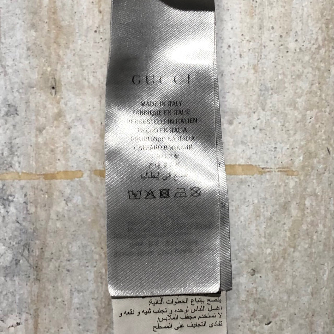 GUCCI(グッチ) ロゴウォッシュドオーバーサイズTシャツ S ホワイト