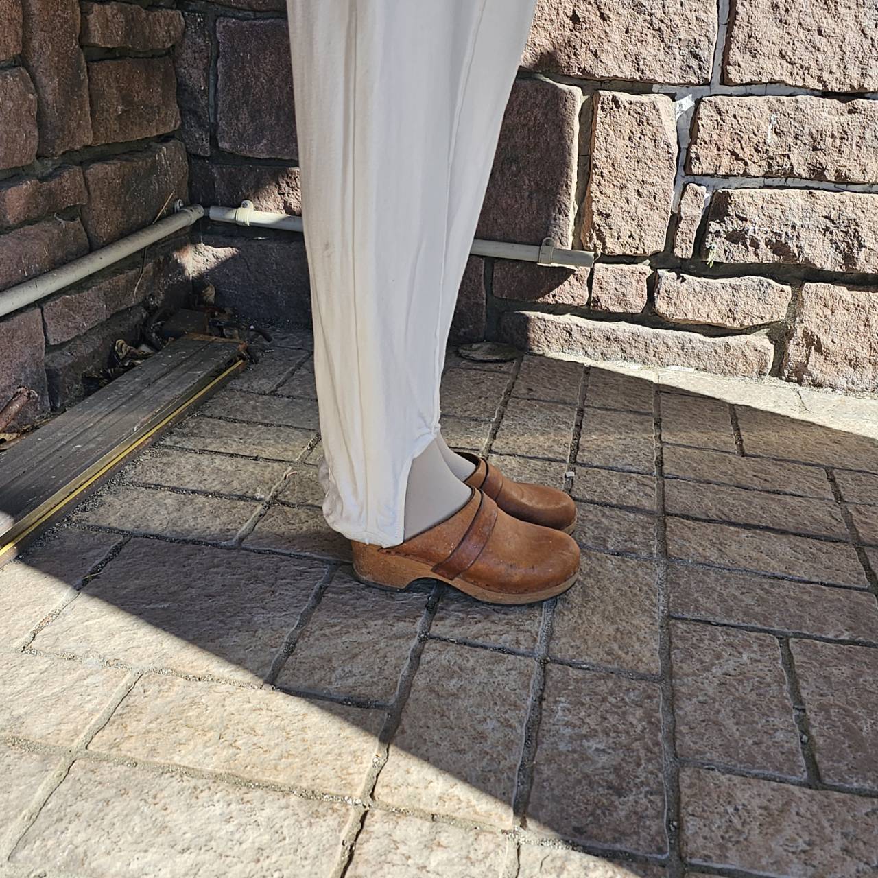 Euro Vintage(ヨーロッパヴィンテージ) Tabi_コットンジャージーパンツ 40(Mサイズ程度) ホワイト