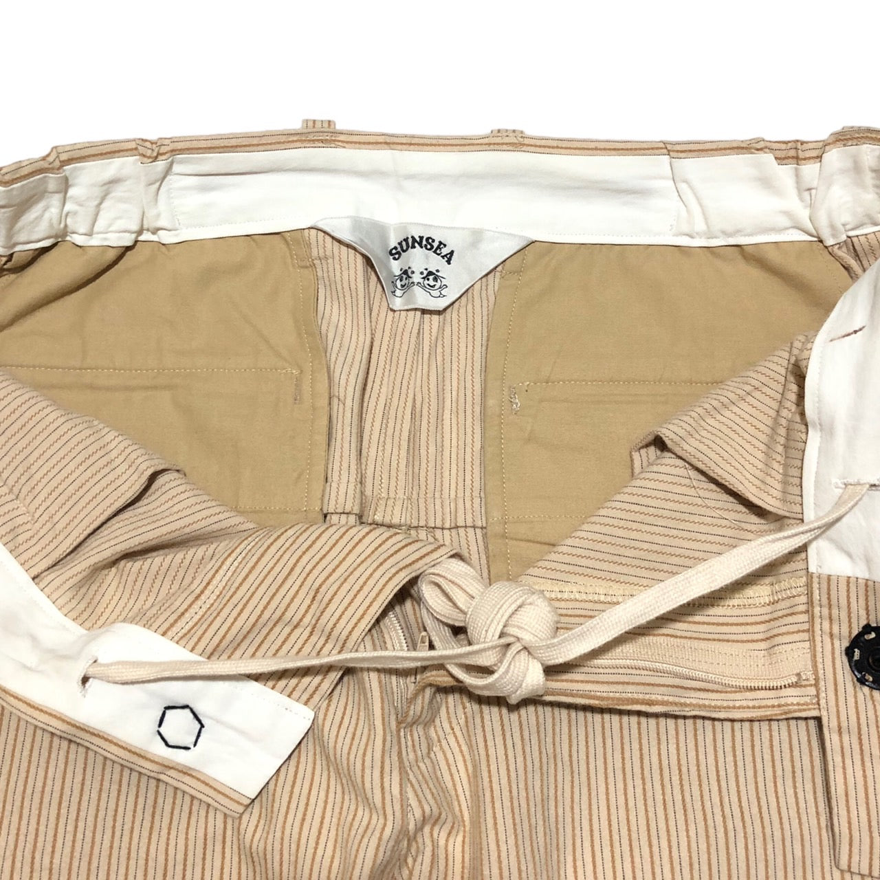 SUNSEA(サンシー) 18AW FLANNEL CHECK PANTS/フランネル チェック パンツ/スラックス 18A50 SIZE 2(M) ベージュ