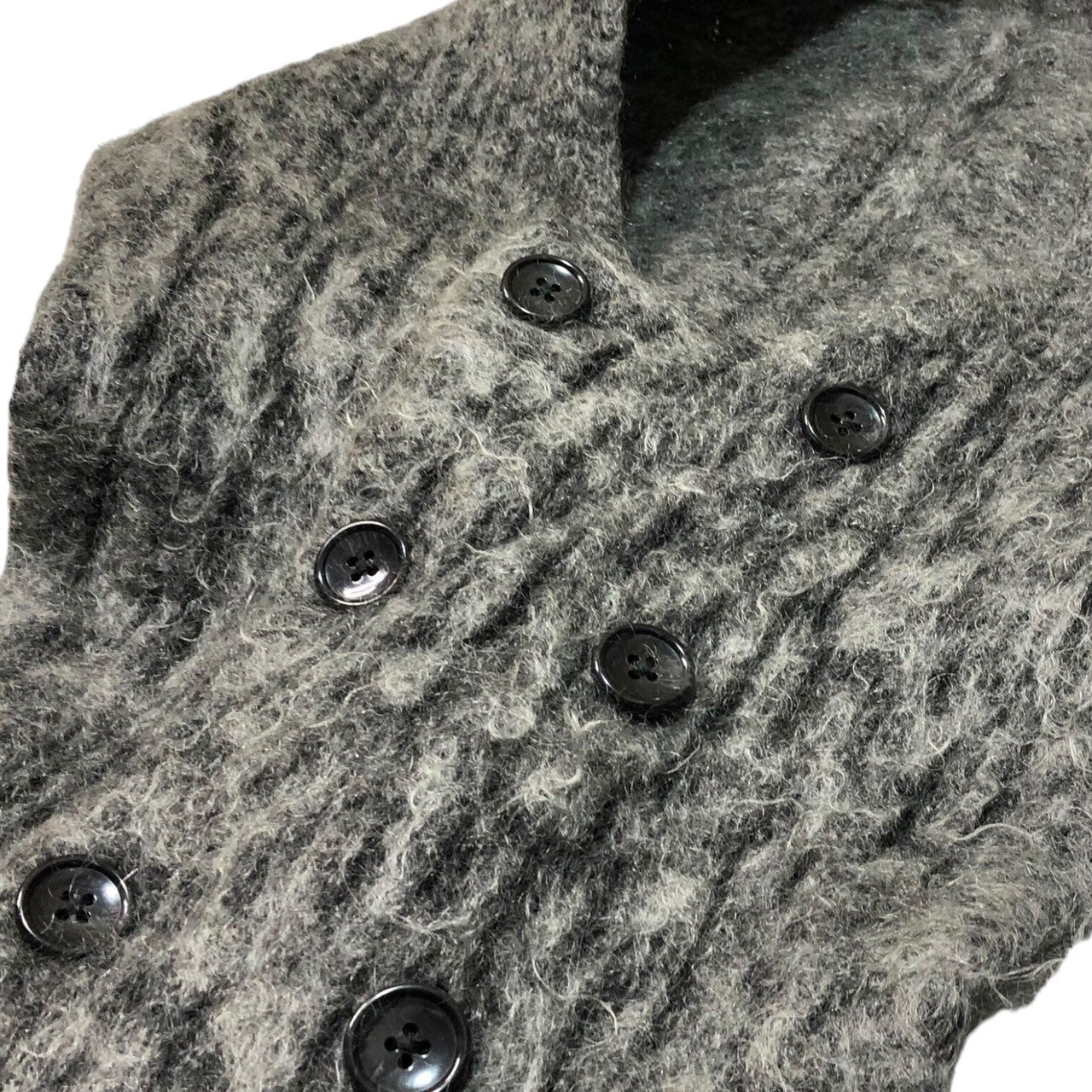 LIMI feu(リミフゥ) knit hooded vest ニット フーデッド ベスト SIZE FREE グレー LQ-K71-164