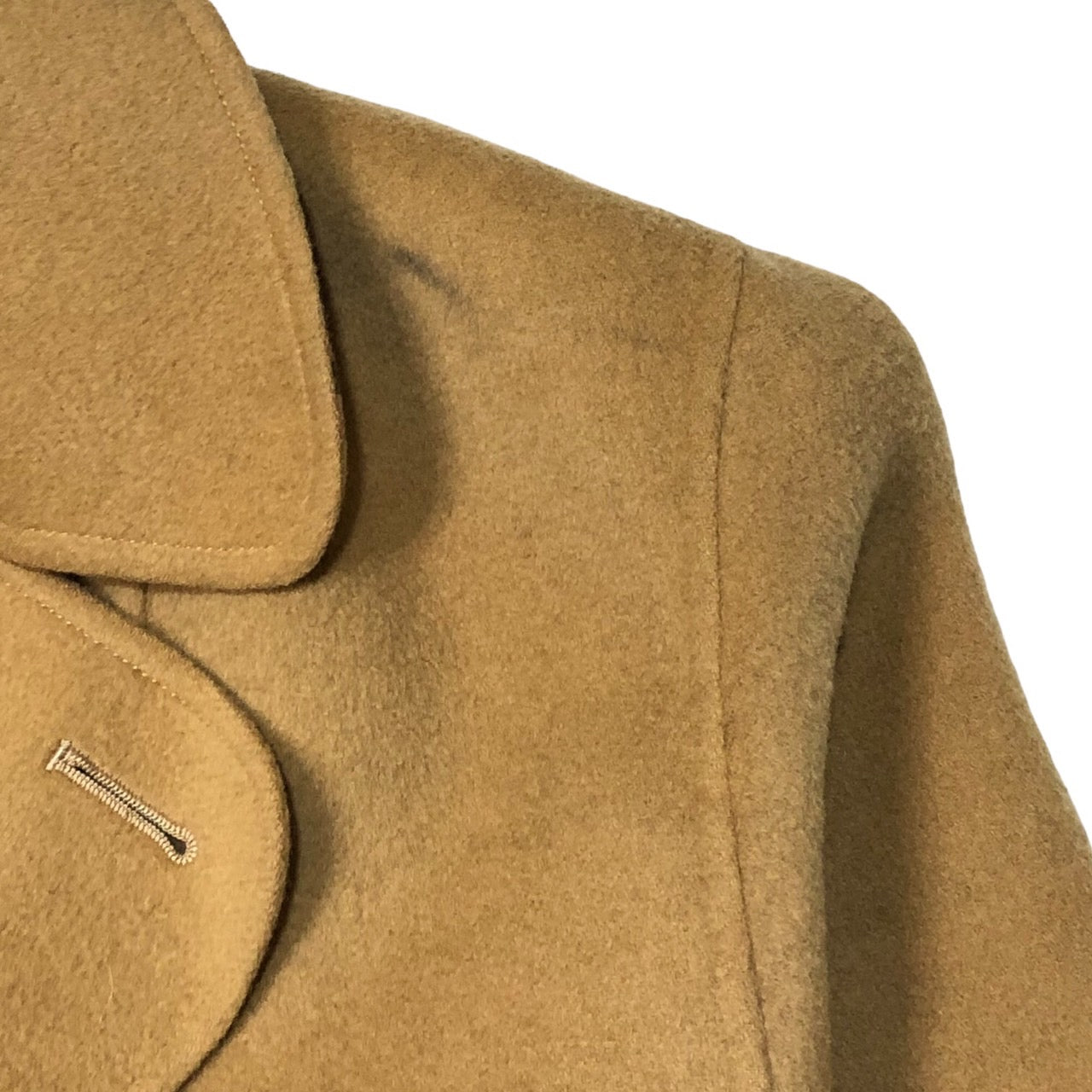 Burberrys(バーバリーズ) 80’S~90's ノバチェック カシミヤ混 ウール ダブル ジャケット コート FNA20-009-50 7AR(M程度) ベージュ ヴィンテージ 80年代 90年代