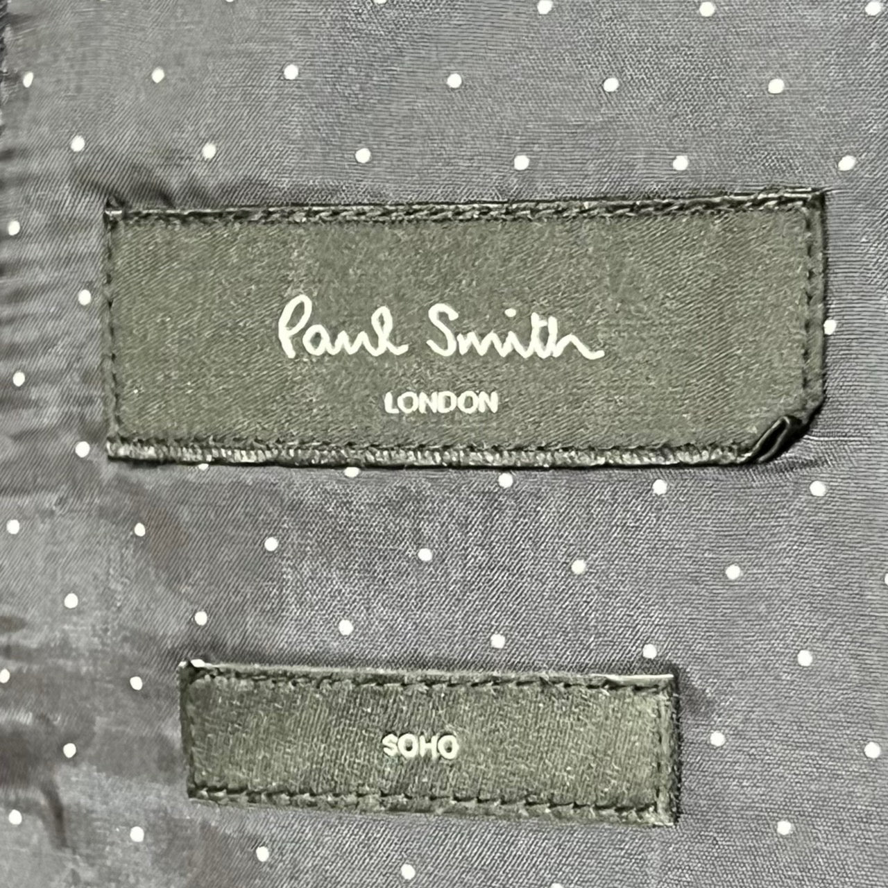 PAUL SMITH(ポールスミス) ストライプセットアップスーツ/2Bテーラードジャケット/スラックス PL-TB-77460 M ネイビー