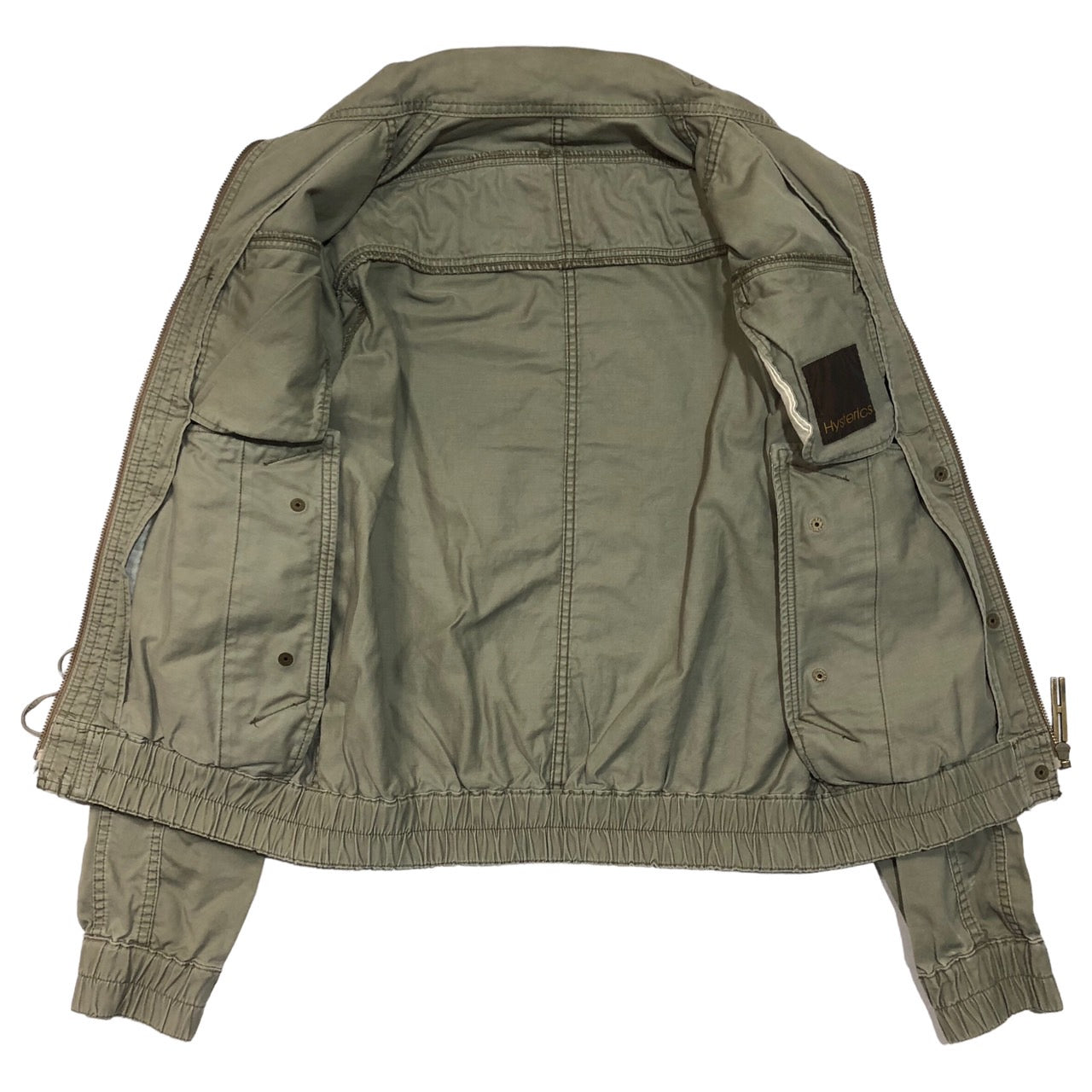Hysterics(ヒステリックス) 00's バックレースフライトジャケット/ボンテージ/Y2K 3AJ-2500 FREE カーキ