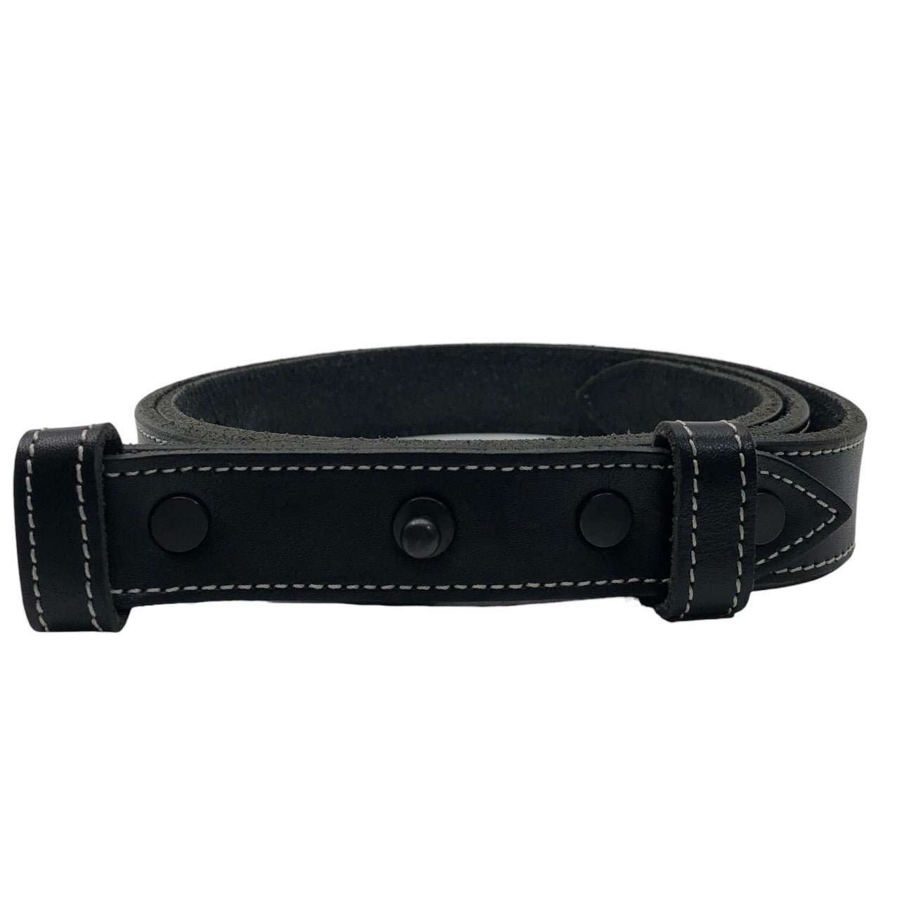 SUNSEA(サンシー) buckleless leather belt バックルレス レザー ベルト ブラック 34