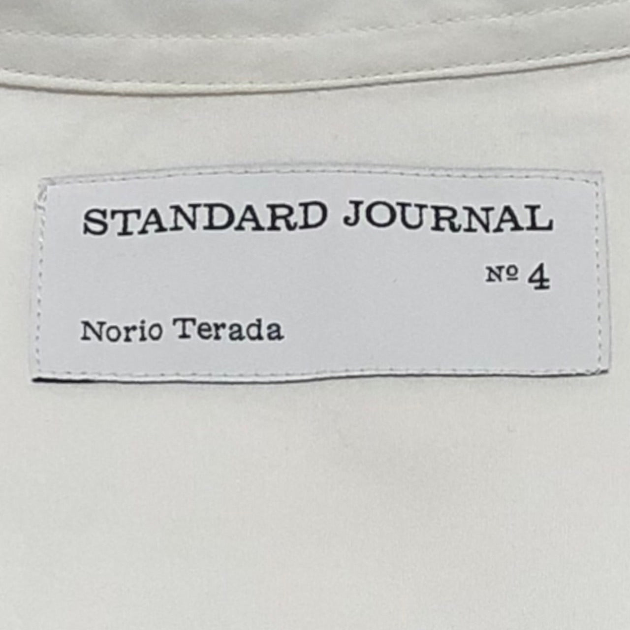 YOKE×JOURNAL STANDARD(ヨーク×ジャーナルスタンダード) STANDARD JOURNAL スタンダード ジャーナル by TERADA Cotton Shirts /寺田 コットンシャツ/再構築 21-050-400-4010-1-0 M ホワイト YOKE寺田氏デザイン