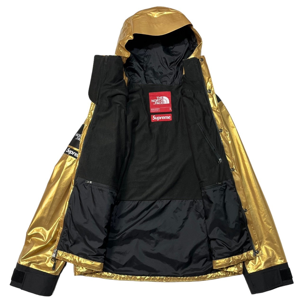 SUPREME×THE NORTH FACE(シュプリーム×ザノースフェイス) 18SS Metallic Mountain Parka メタリック マウンテンパーカー ジャケット NP11801I S ゴールド