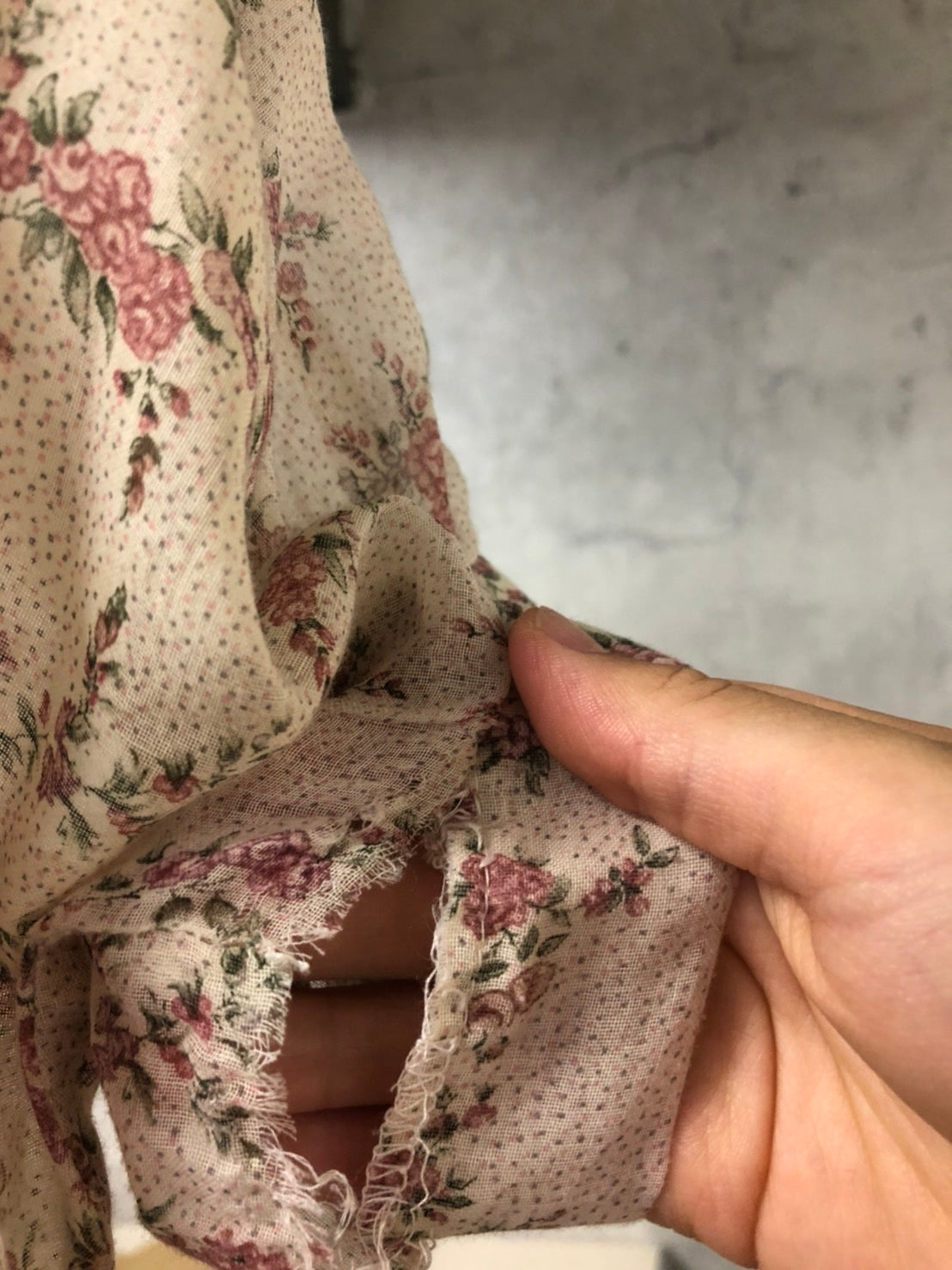 GANNE SAX(ガニーサックス) 70'sフラワープリントドレス 2554020 7(S~M程度) ピンク