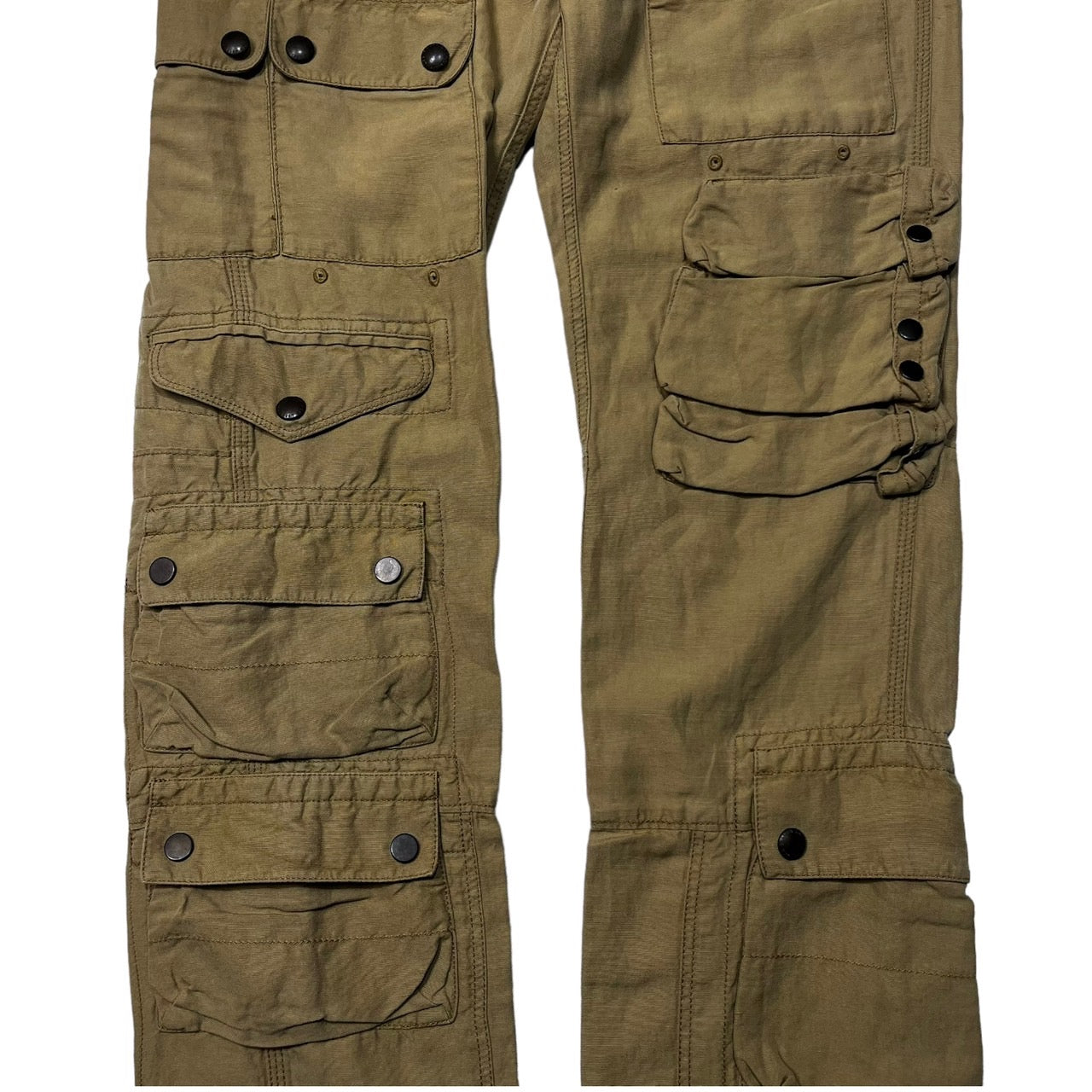 RALPH LAUREN(ラルフローレン) 00s Multifunctional parachute pants/多機能パラシュートパンツ/カーゴ/メンズ着用可 PR-RL-BM-2471 SIZE 7 ベージュ