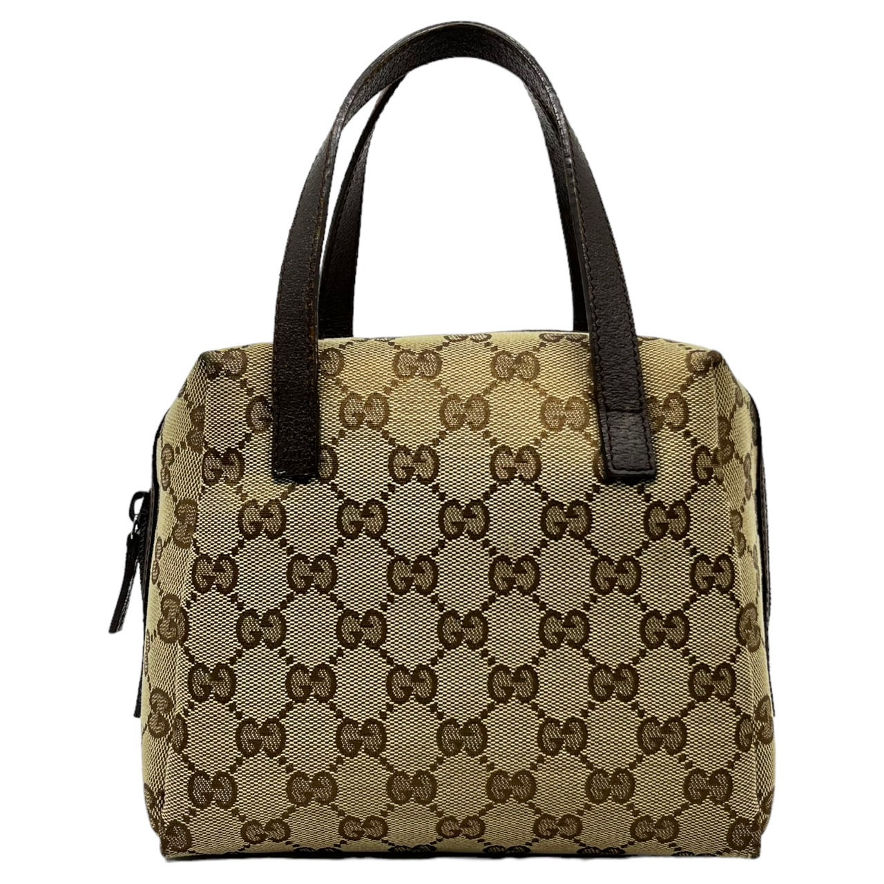 GUCCI(グッチ) GG canvas mini hand tote bag/GGキャンバスミニハンドトートバッグ 124542 2888 ベージュ×ブラウン