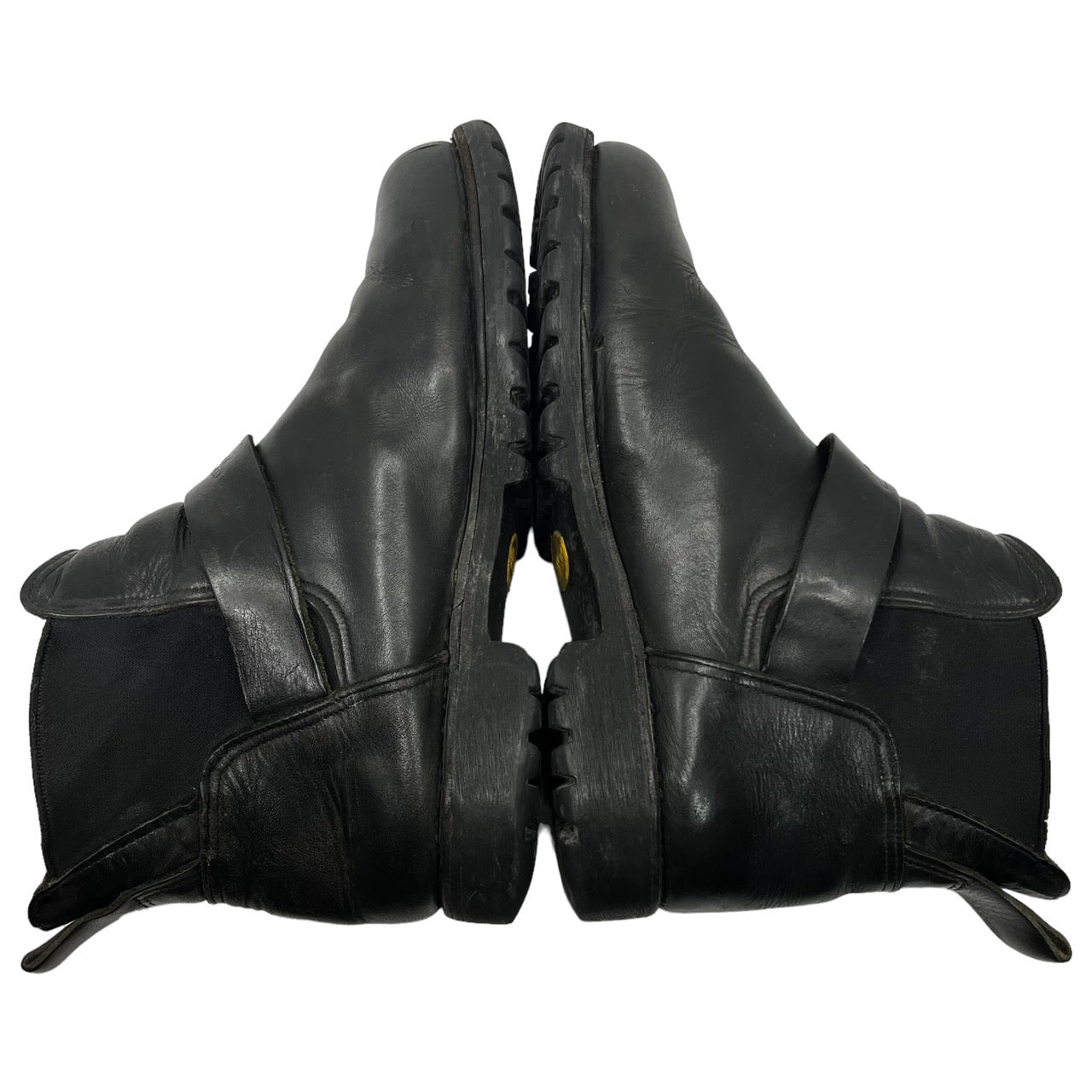 REDWING(レッドウィング) MotorcycleBoots モーターサイクル ブーツ サイドゴア エンジニア 977 9 1/2(27.5cm程度) ブラック 廃番モデル 2005年製造