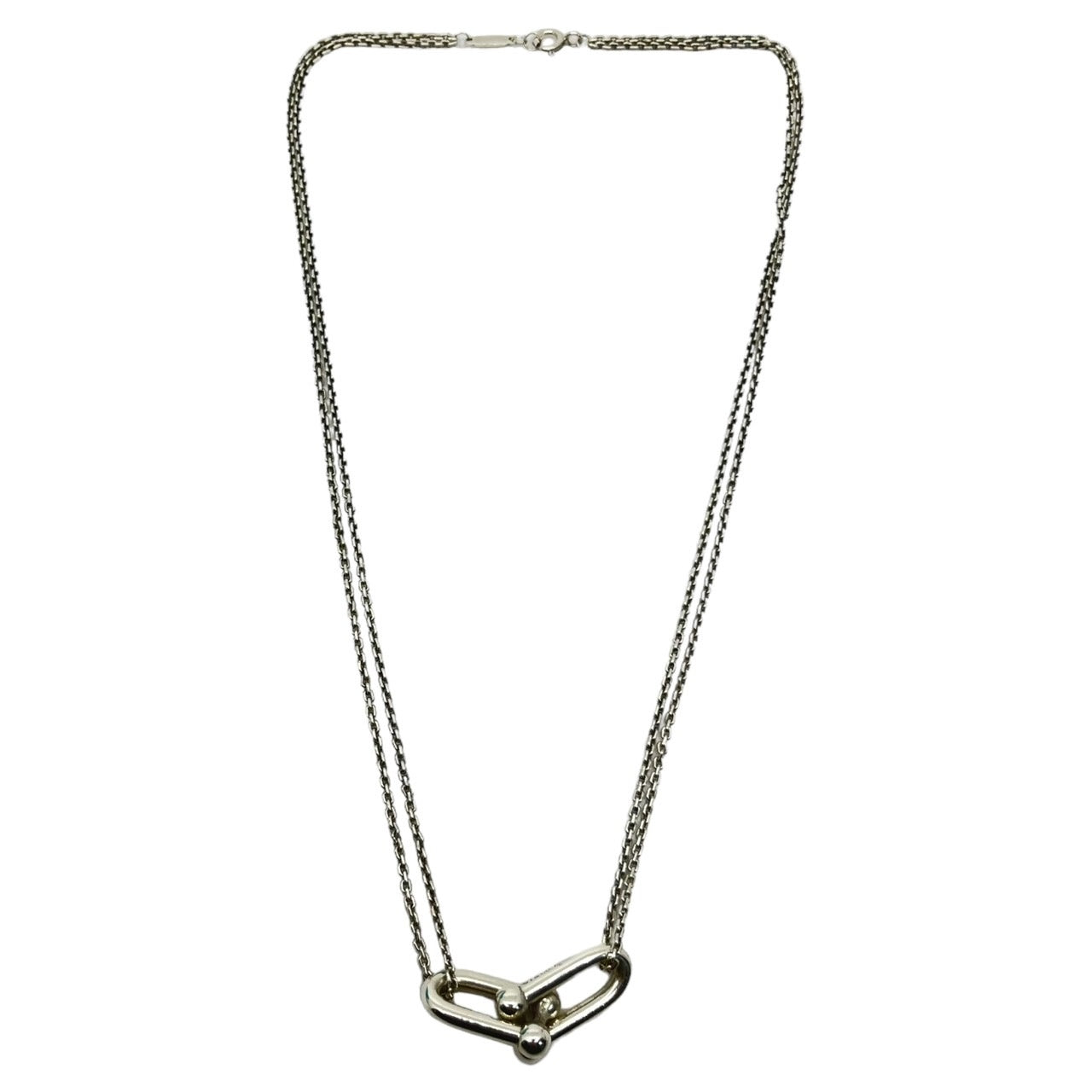 TIFFANY & CO.(ティファニー) large double link pendant ラージ ダブル リンク ペンダント チェーン ネックレス 63104337 シルバー