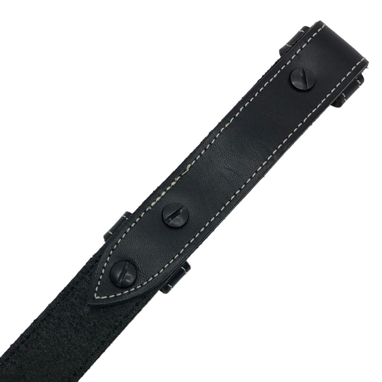 SUNSEA(サンシー) buckleless leather belt バックルレス レザー ベルト ブラック 34
