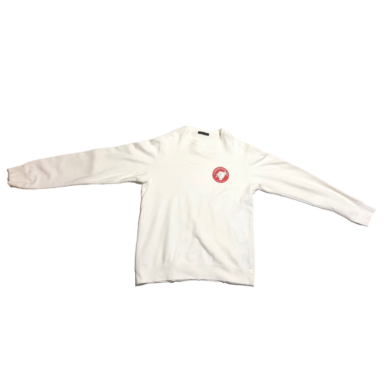 UNDERCOVER(アンダーカバー) sweat undercover toy/熊プリントスウェット UCY4891-2 5(XLサイズ程度) ホワイト×レッド