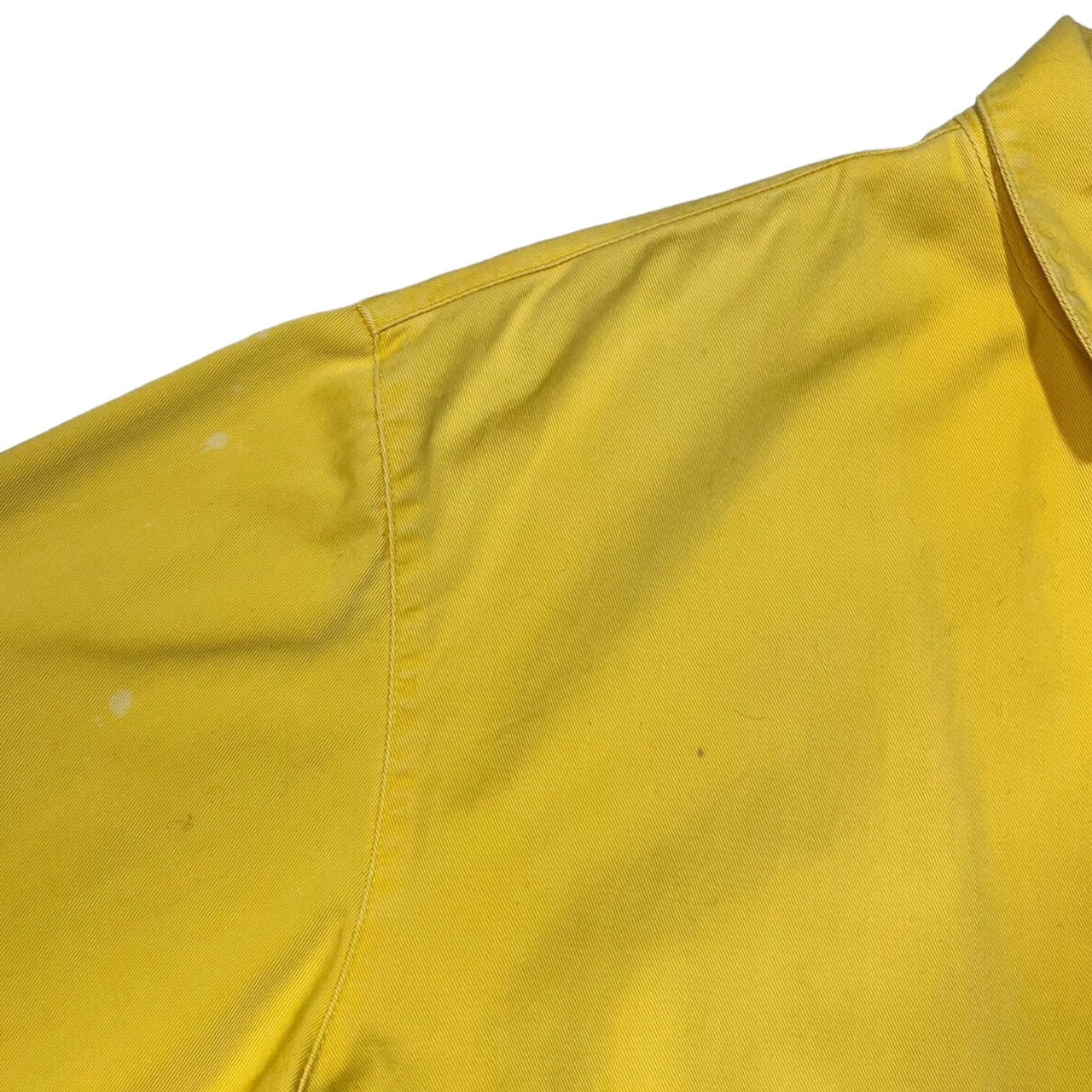 POLO RALPH LAUREN(ポロラルフローレン) 90’s ロゴ刺繍スイングトップ/ヴィンテージジャケット/ブルゾン M イエロー USA製