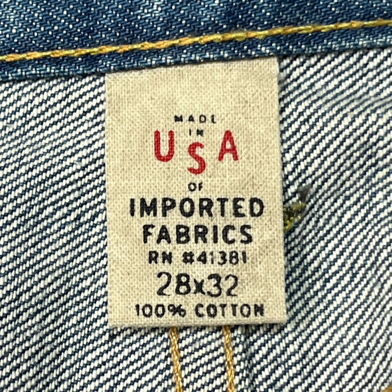 RRL(ダブルアールエル) ヴィンテージ加工デニムパンツ W28/L32 インディゴ