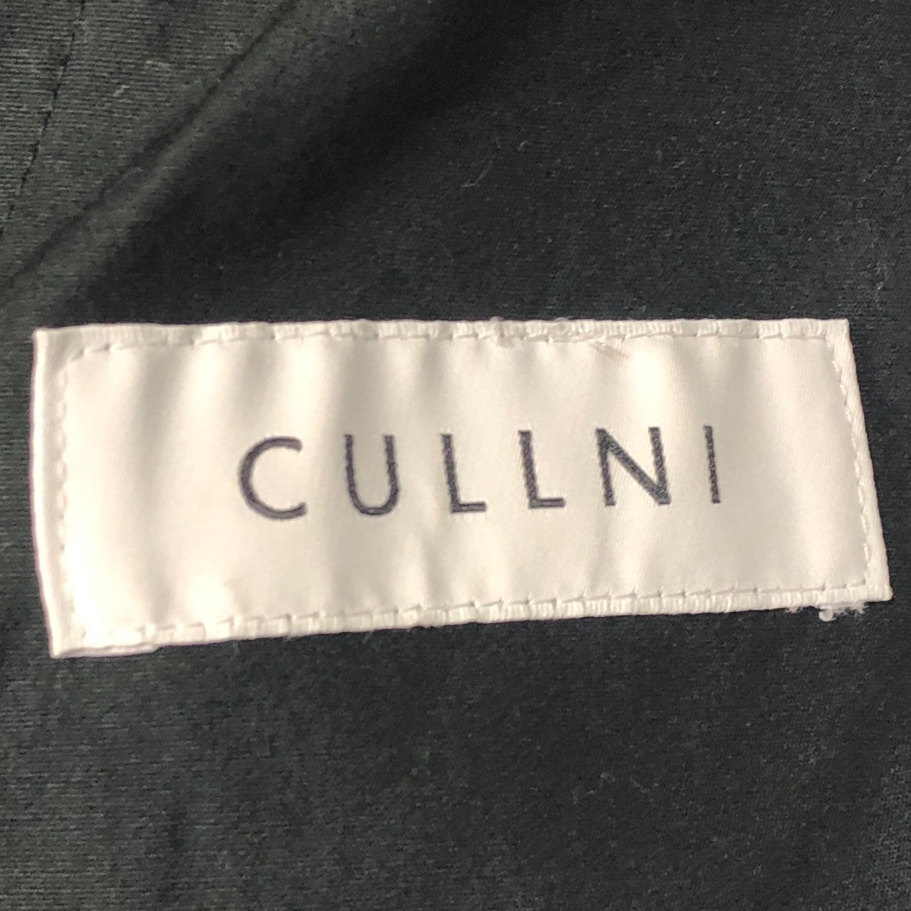 CULLNI(クルニ) 22SS タイロッケン ショートパンツ ハーフパンツ ショーツ ベルト付き 22-SS-010 SIZE 2(M程度) ブラック