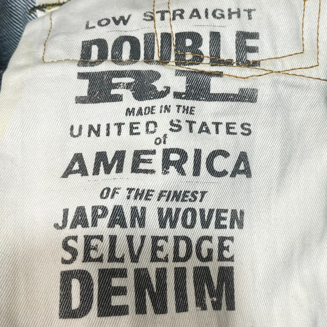 RRL(ダブルアールエル) ヴィンテージ加工デニムパンツ W28/L32 インディゴ